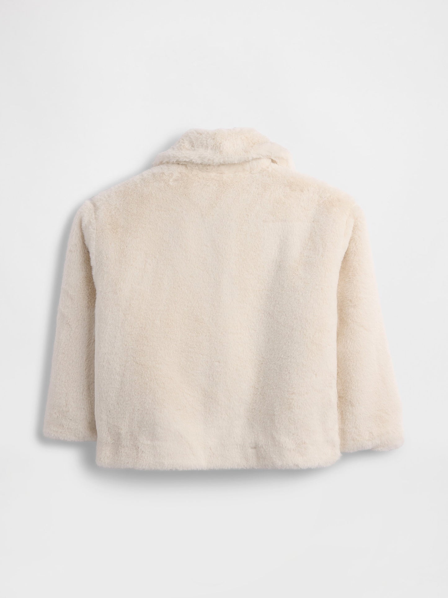 Kırık Beyaz Faux-fur Kürk