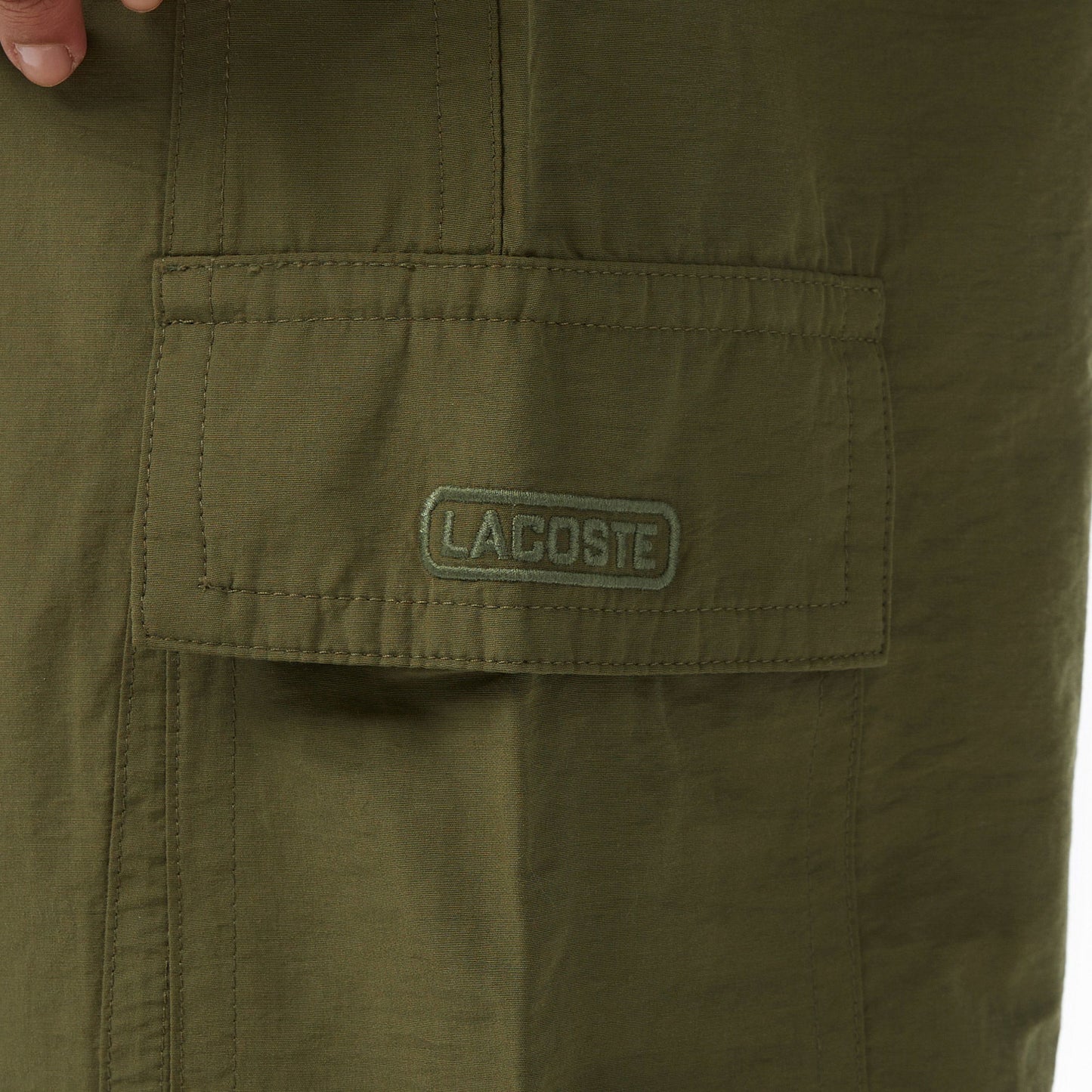 Lacoste Kadın Oversize Fit Haki Pantolon