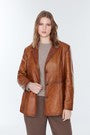 Camel Barbara(plus) Kadın Deri Ceketcamel Barbara(plus) Kadın Deri Ceket - 22wge5984nc