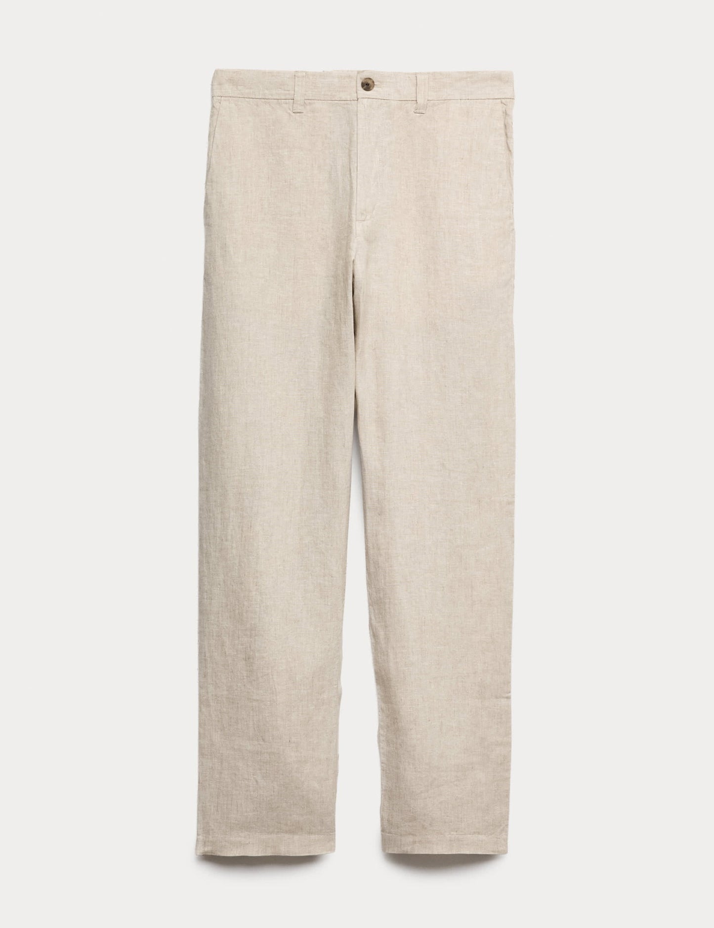 %100 Keten Chino Pantolon