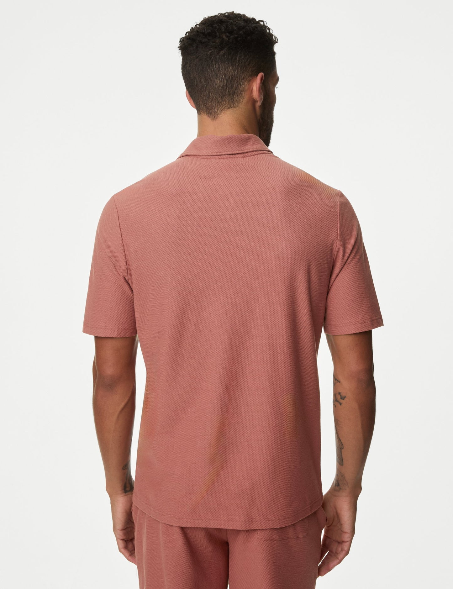 Supima® Cotton Polo Yaka Pijama Üstü