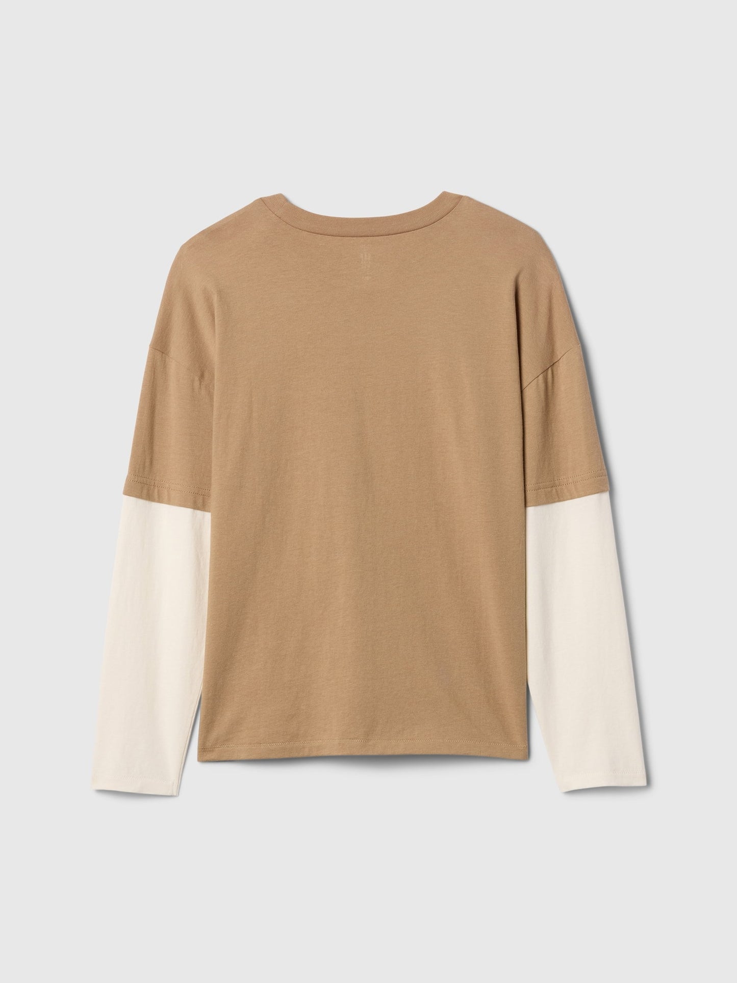 Kahverengi Grafikli Relaxed T-shirt