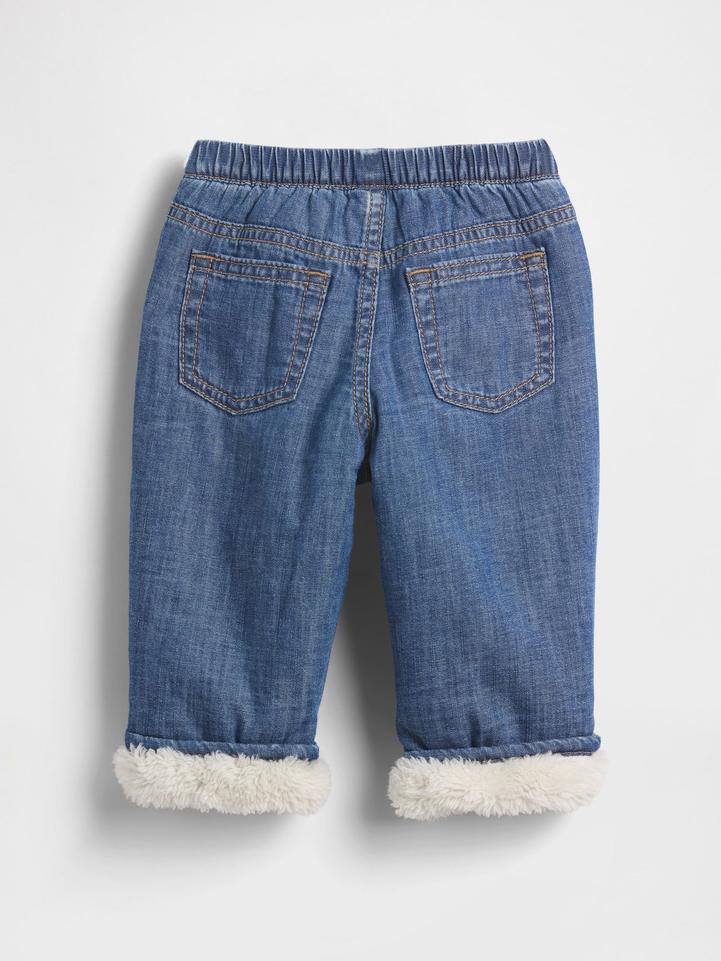 Mavi Sherpa Astarlı Pull-on Barrel Jean Pantolon