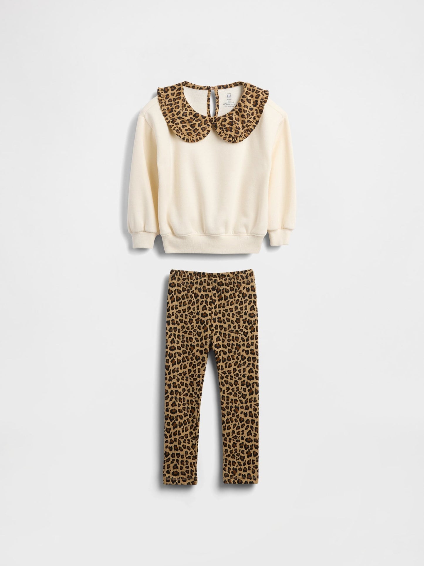 Kahverengi Vintagesoft Sweatshirt & Tayt Set