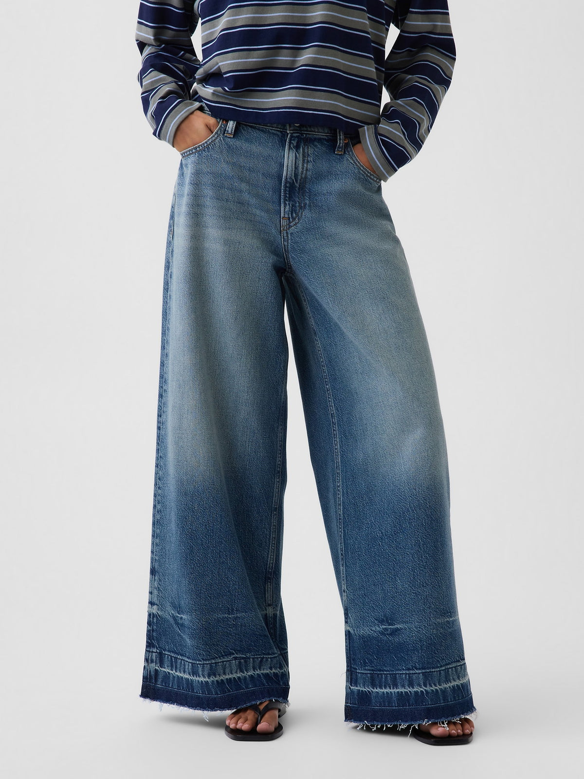Mavi Mid Rise Ultrasoft Baggy Jean Pantolon