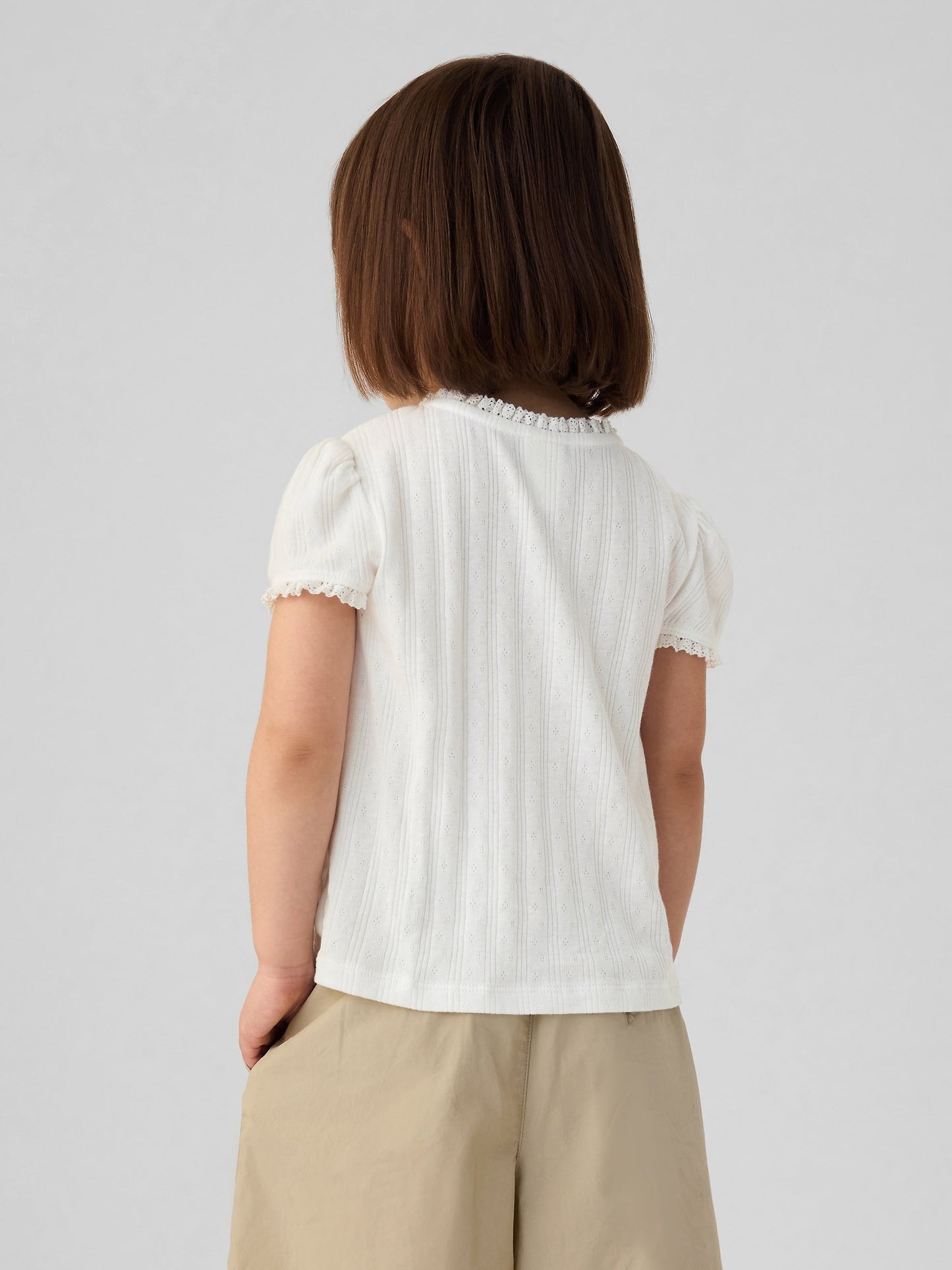 Kırık Beyaz Gap × Dôen Işlemeli T-shirt