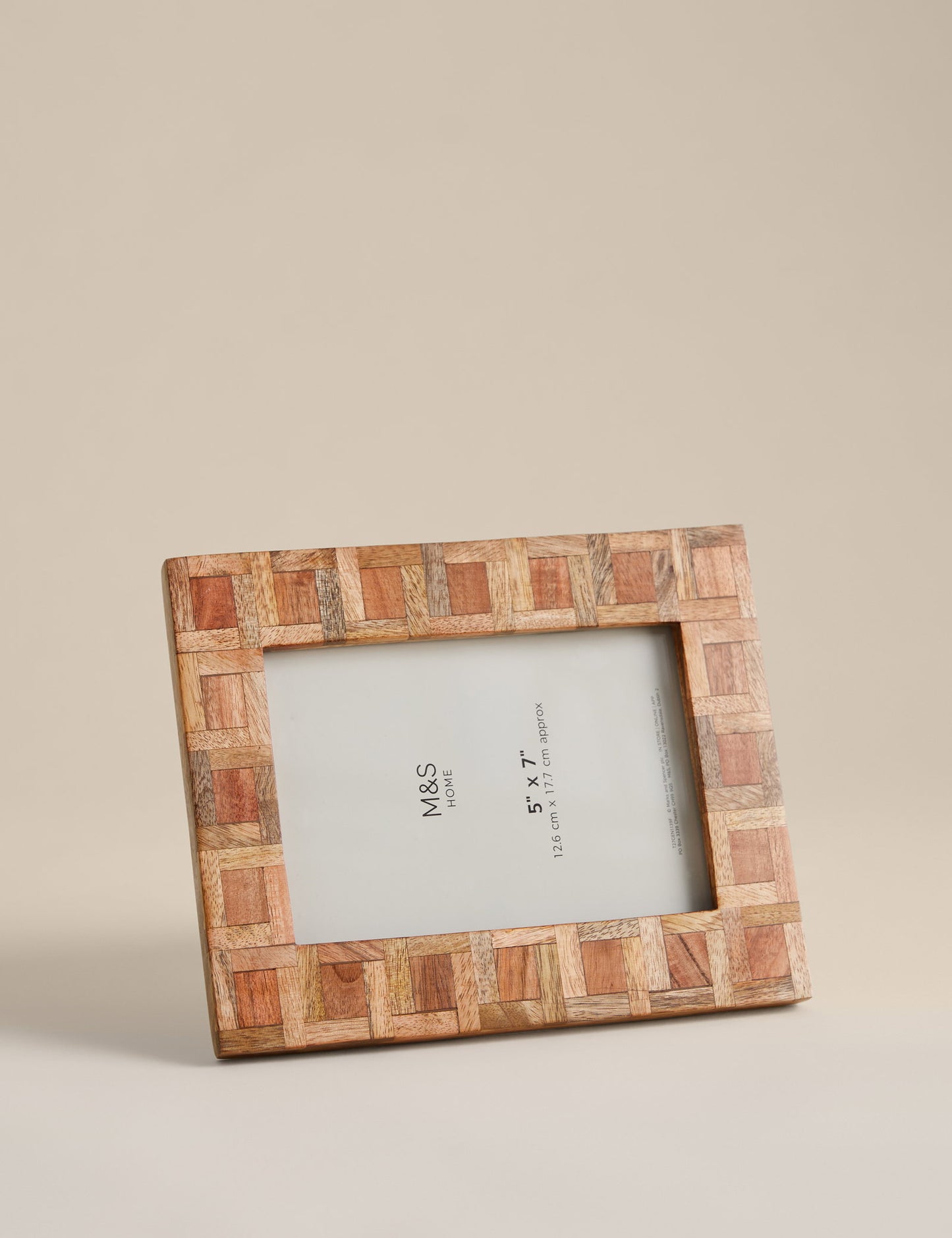 Marquetry 5×7 Inç Ahşap Fotoğraf Çerçevesi