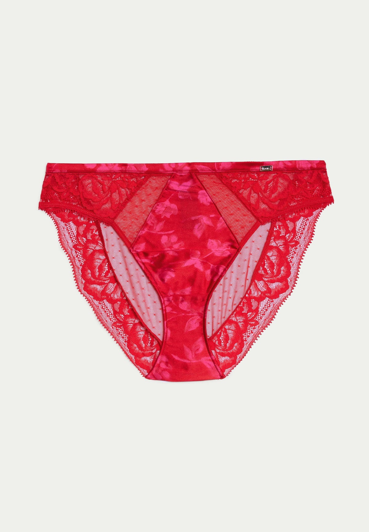 Peony Dantel Detaylı Ipek High Leg Külot