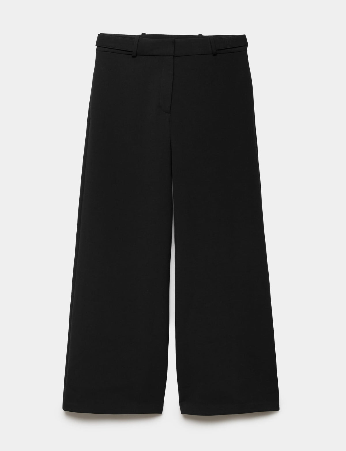 Tailored Yan Ayar Detaylı Geniş Paça Pantolon
