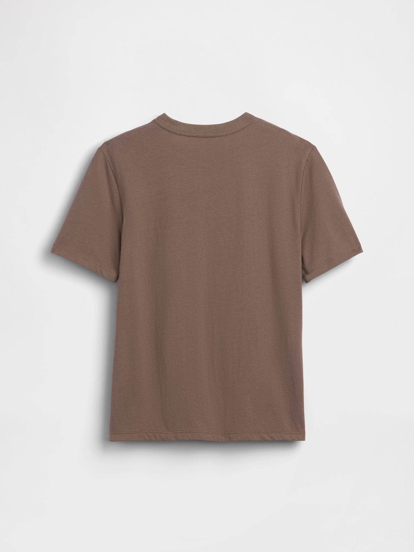 Kahverengi Grafik Baskılı T-shirt