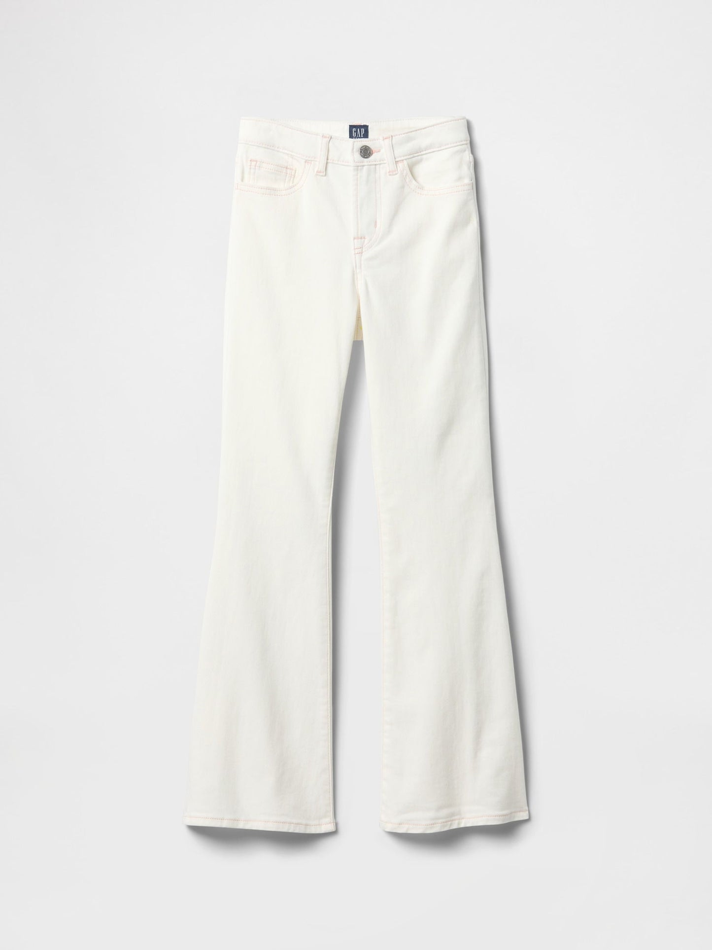 Beyaz Flare Jean Pantolon