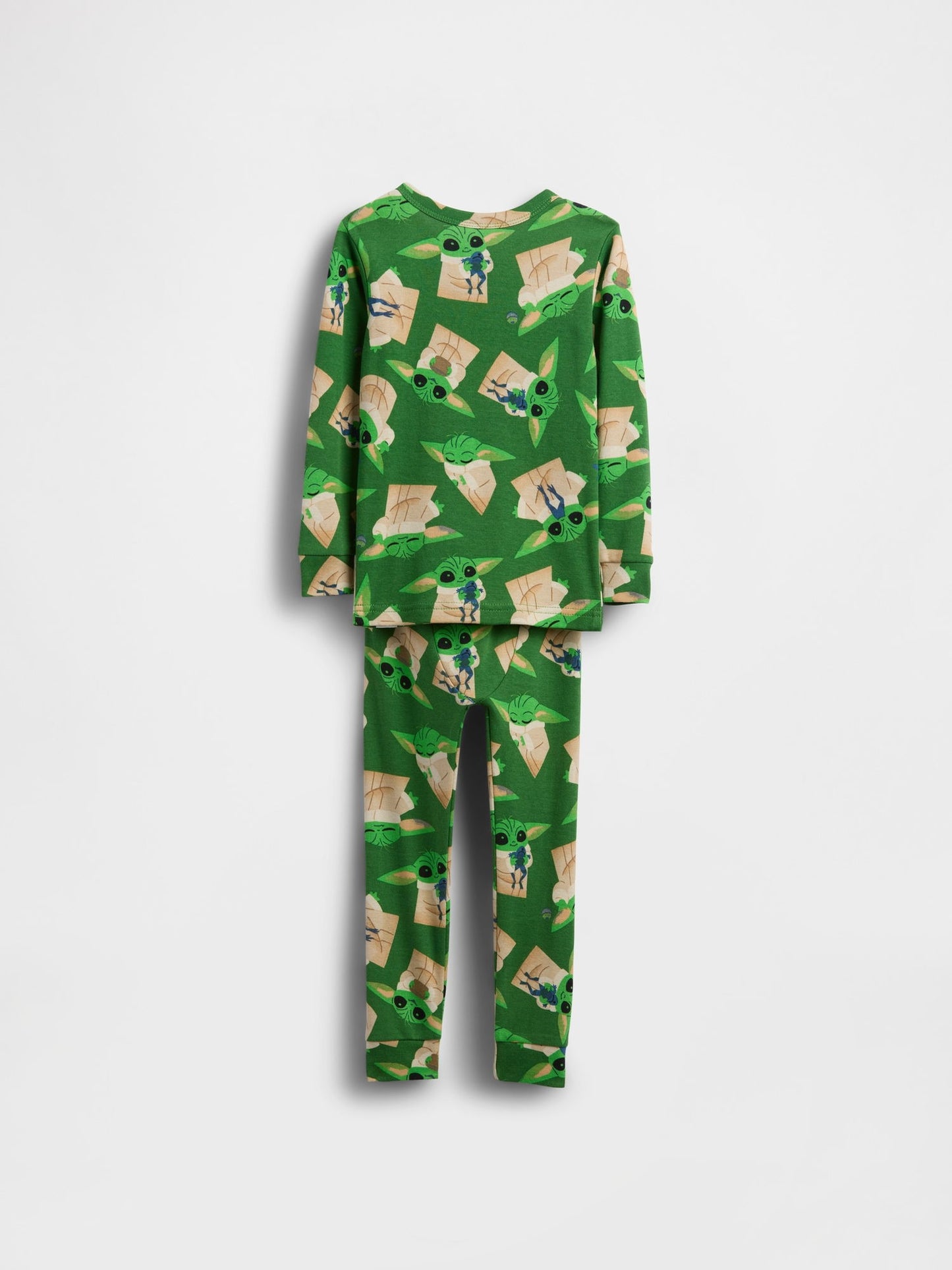 Yeşil Star Wars Organik Brushed Pamuk Pijama Takımı