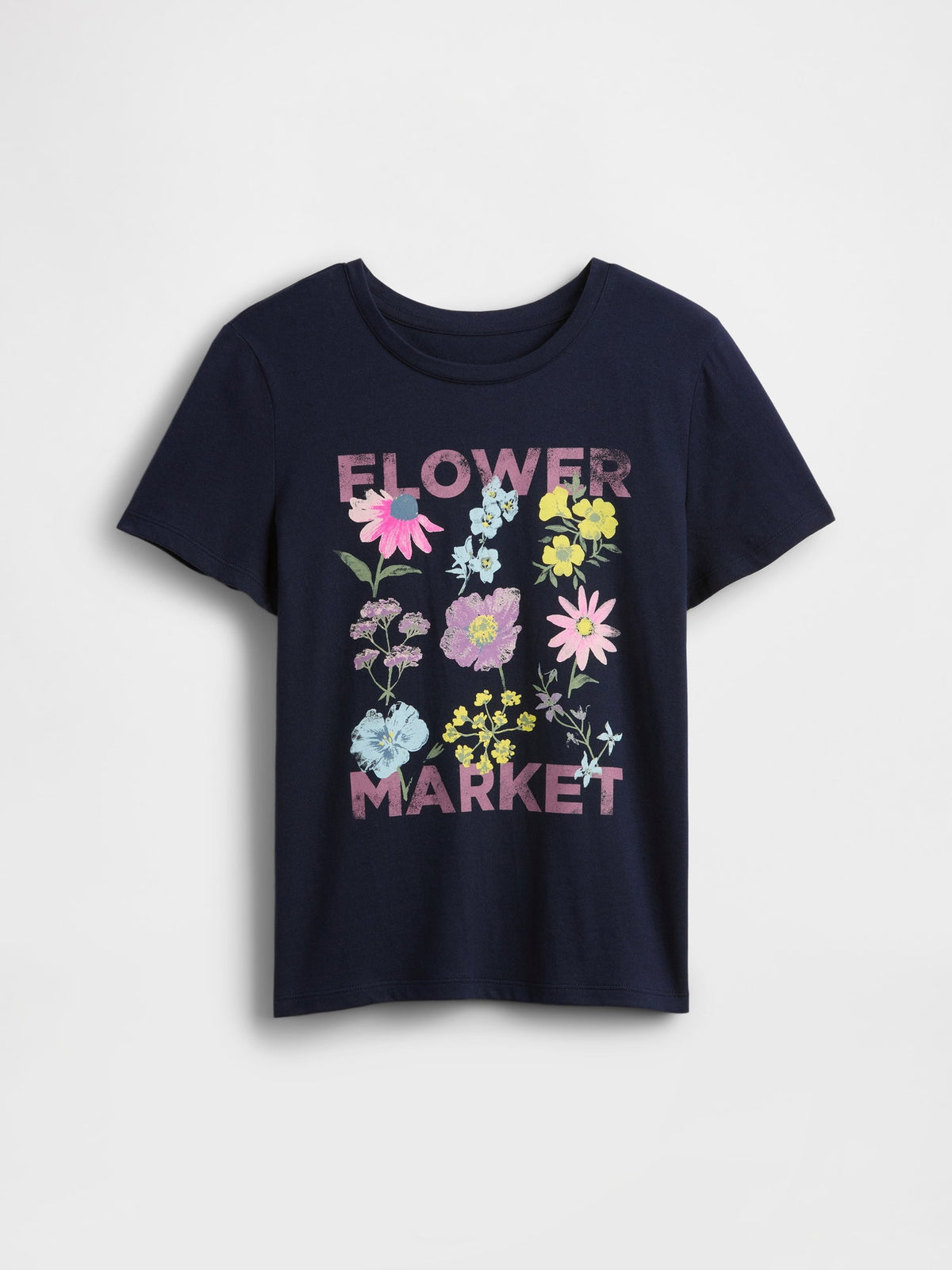 Sarı Grafik Baskılı T-shirt