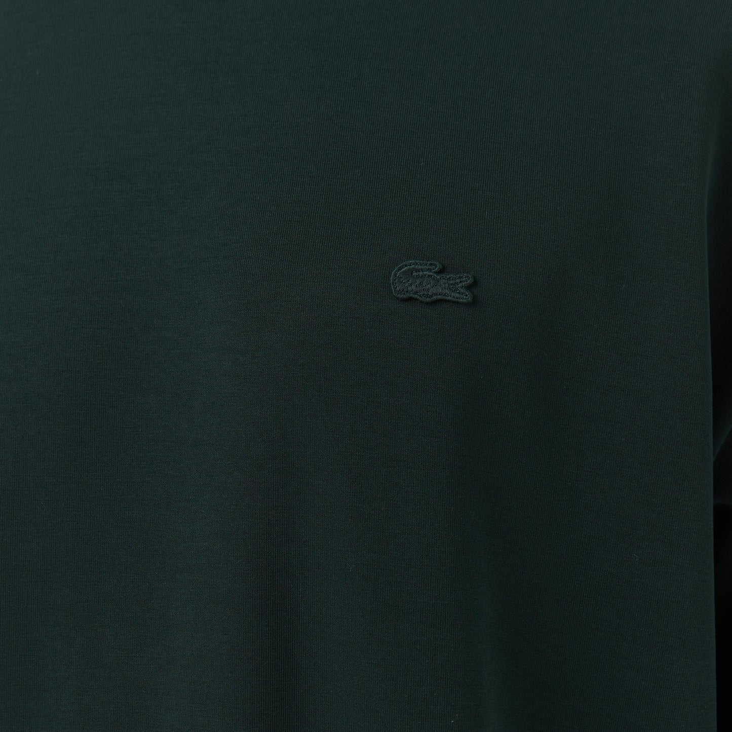 Lacoste Erkek Relaxed Fit Bisiklet Yaka Koyu Yeşil Sweatshirt