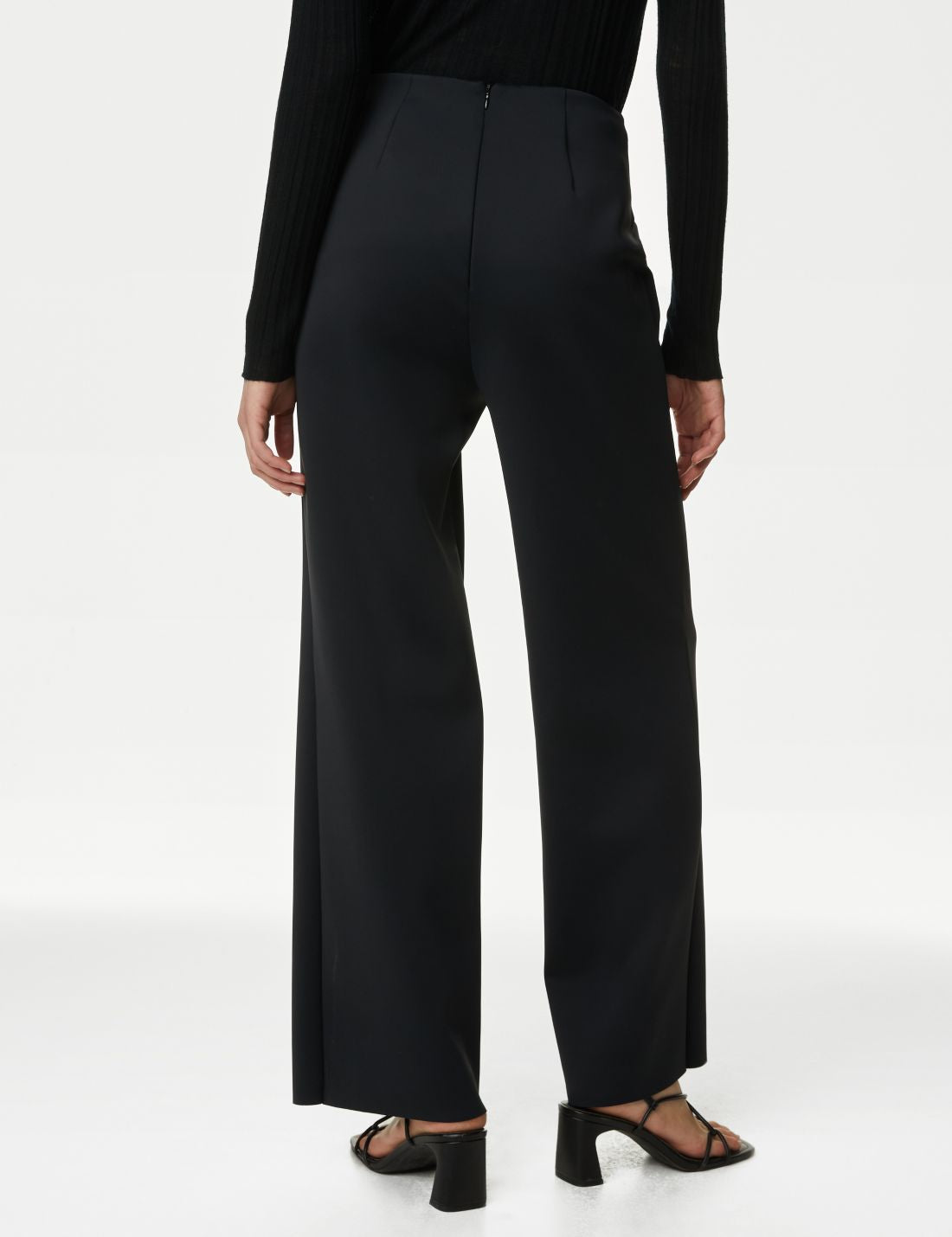 Wide Leg Örme Pantolon