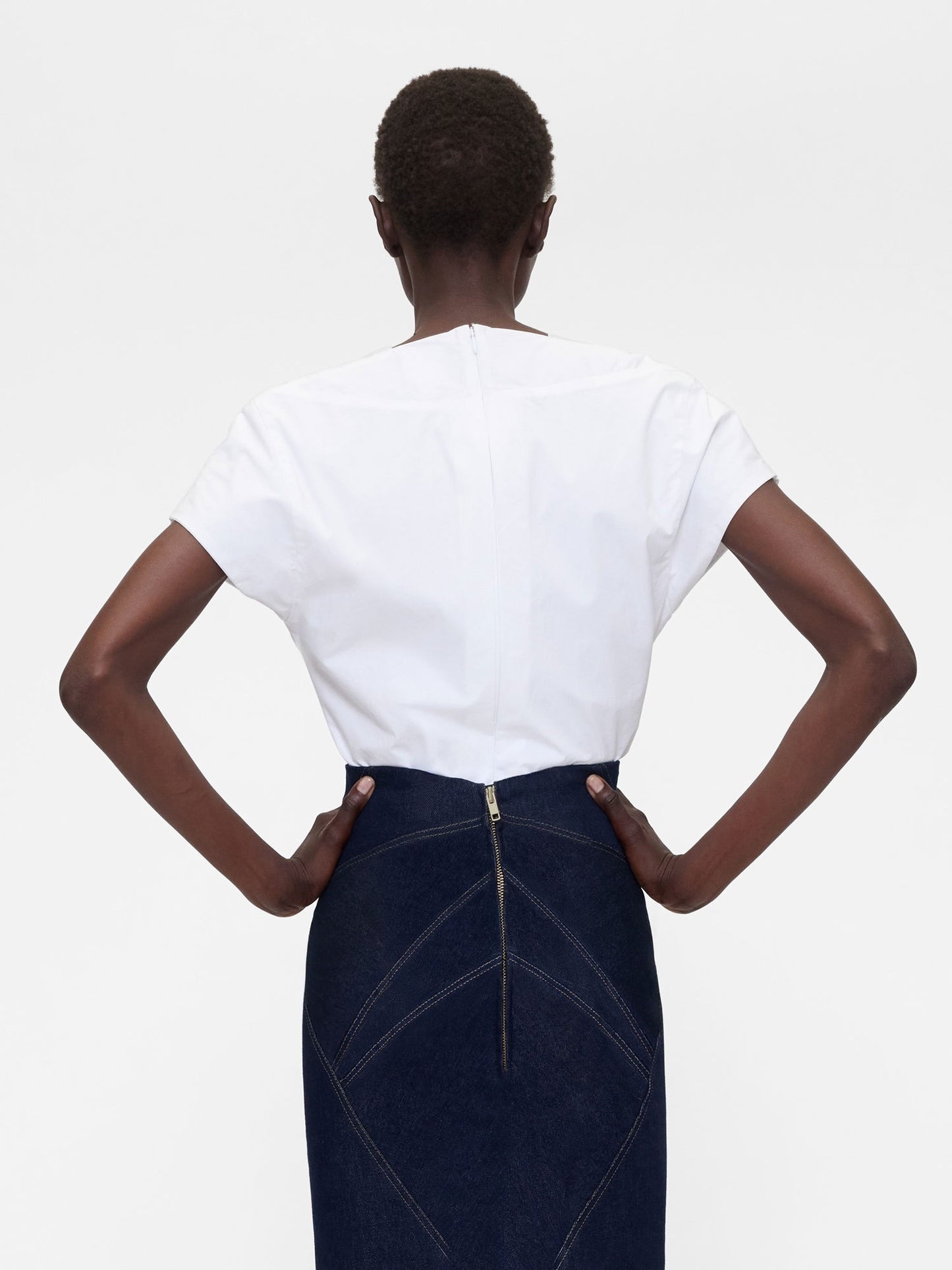 Beyaz Gapstudio Poplin Bodysuit