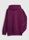 Pembe Oversize Kapüşonlu Sweatshirt