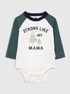 Beyaz 100% Organik Pamuk Bodysuit