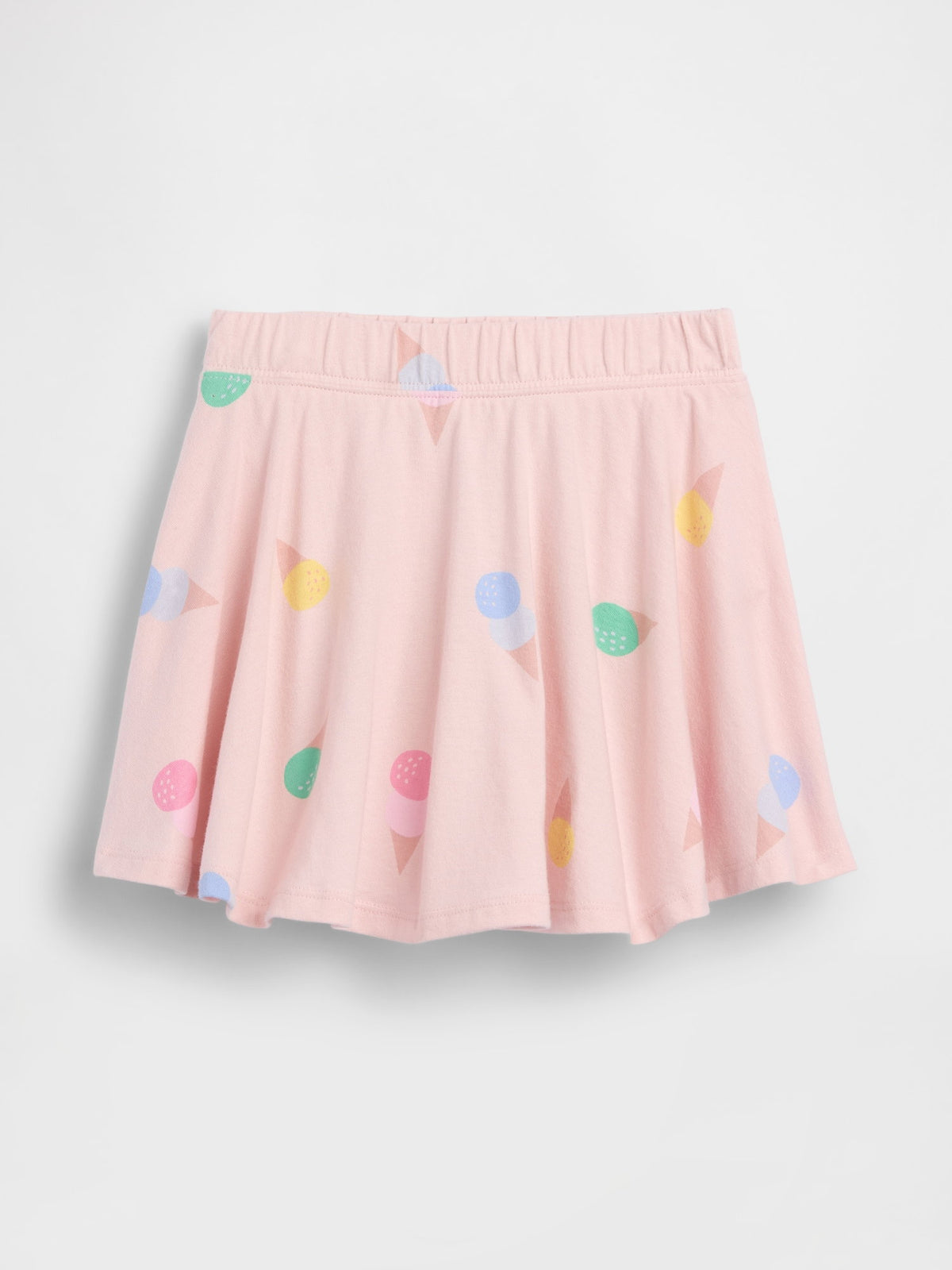 Açık Pembe Mix & Match Baskılı Pull-on Şort Etek