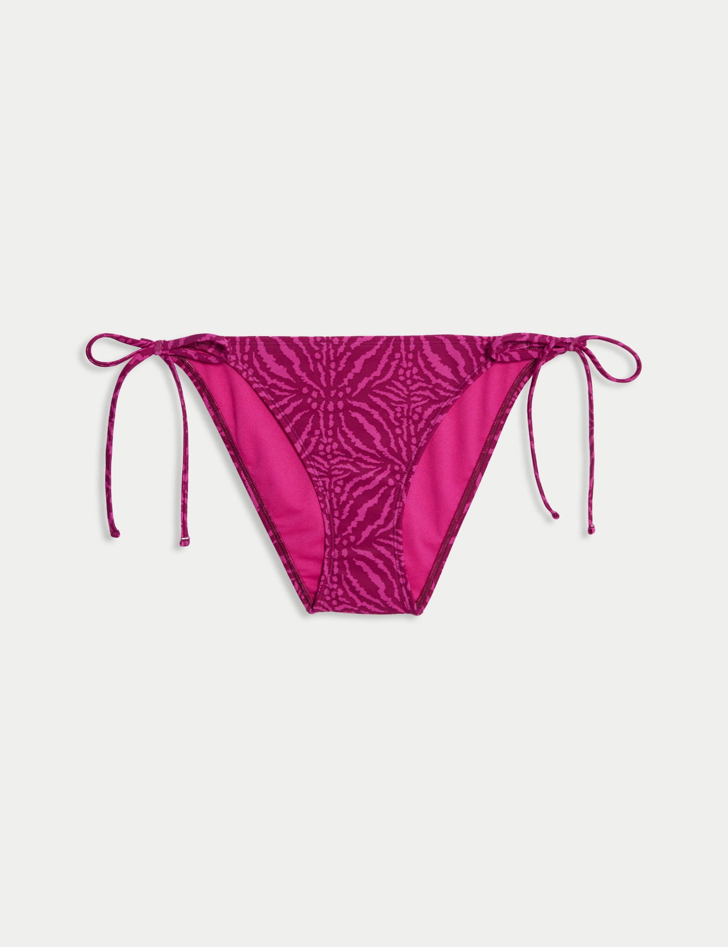 Desenli Bağlamalı Bikini Altı