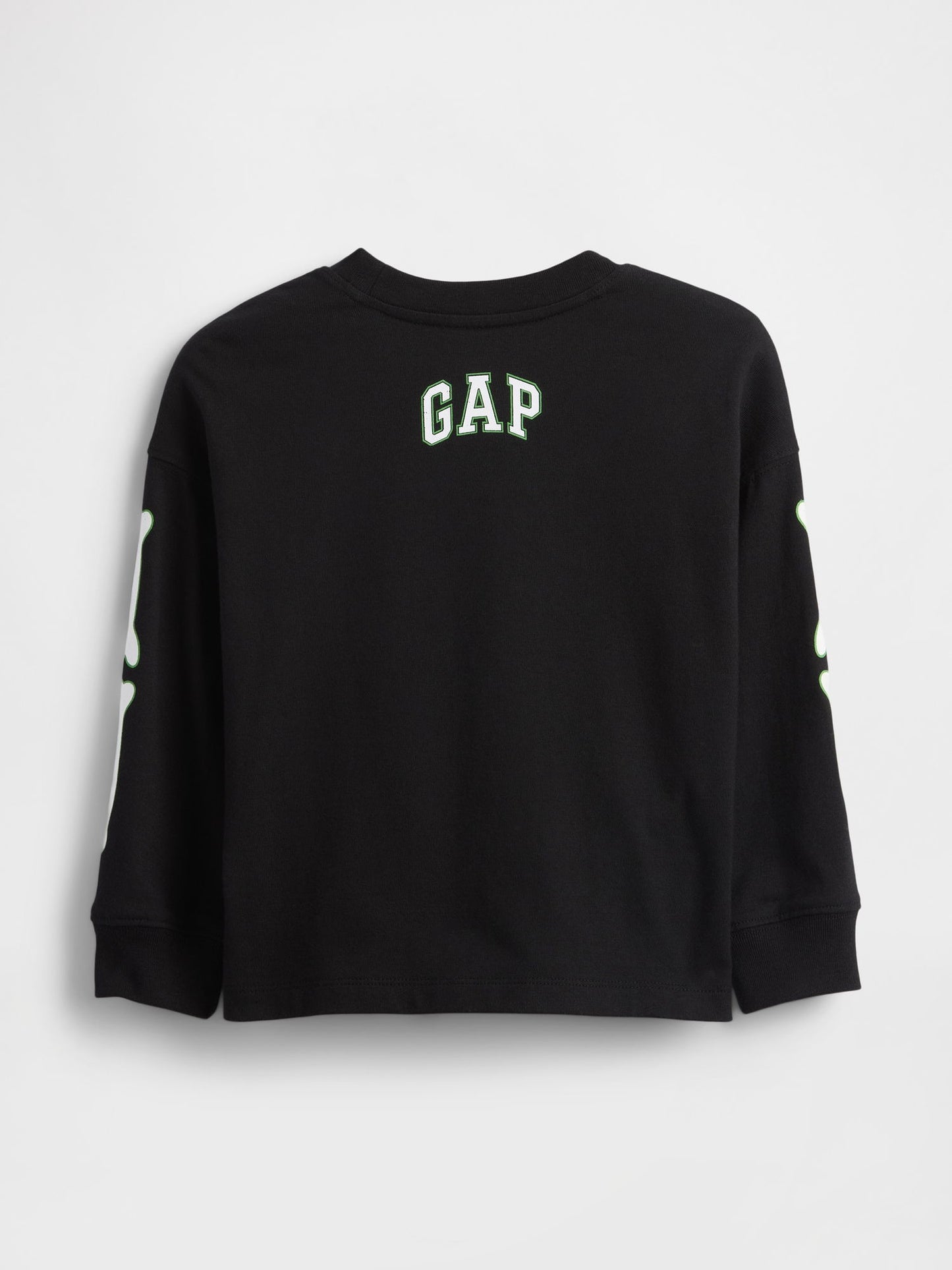 Siyah Gap × Disney Mickey Mouse Grafik Baskılı T-shirt