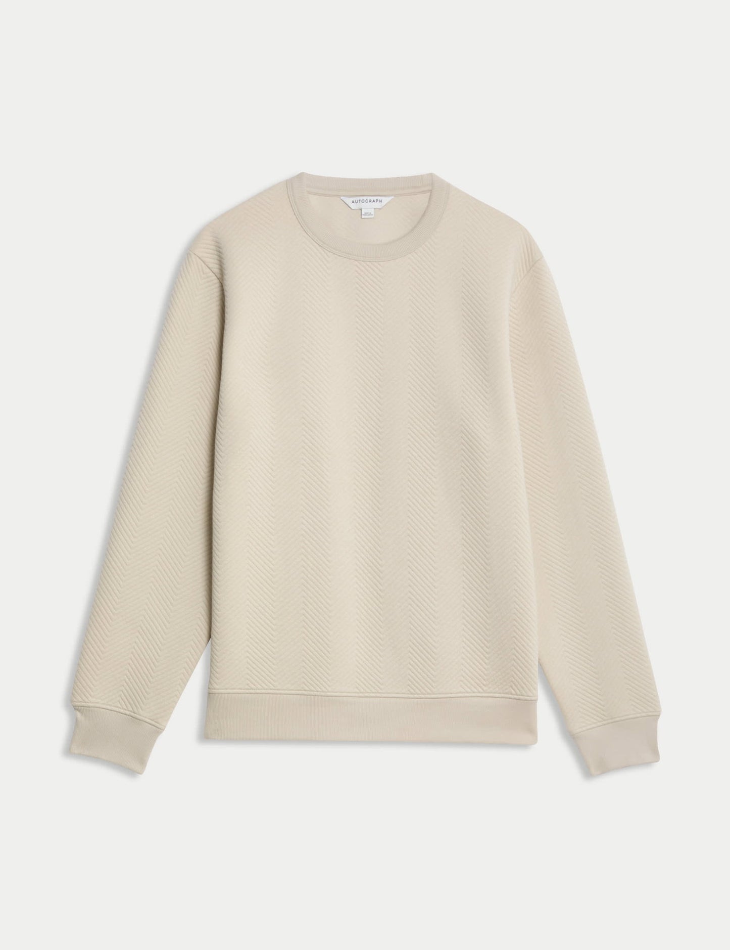 Saf Pamuklu Regular Fit Sweatshirt