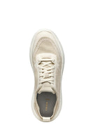 Geox Kadın Vizon D Nebula 2.0 X A - Knit.tex + Su Bağcıklı Kumaş Sneaker