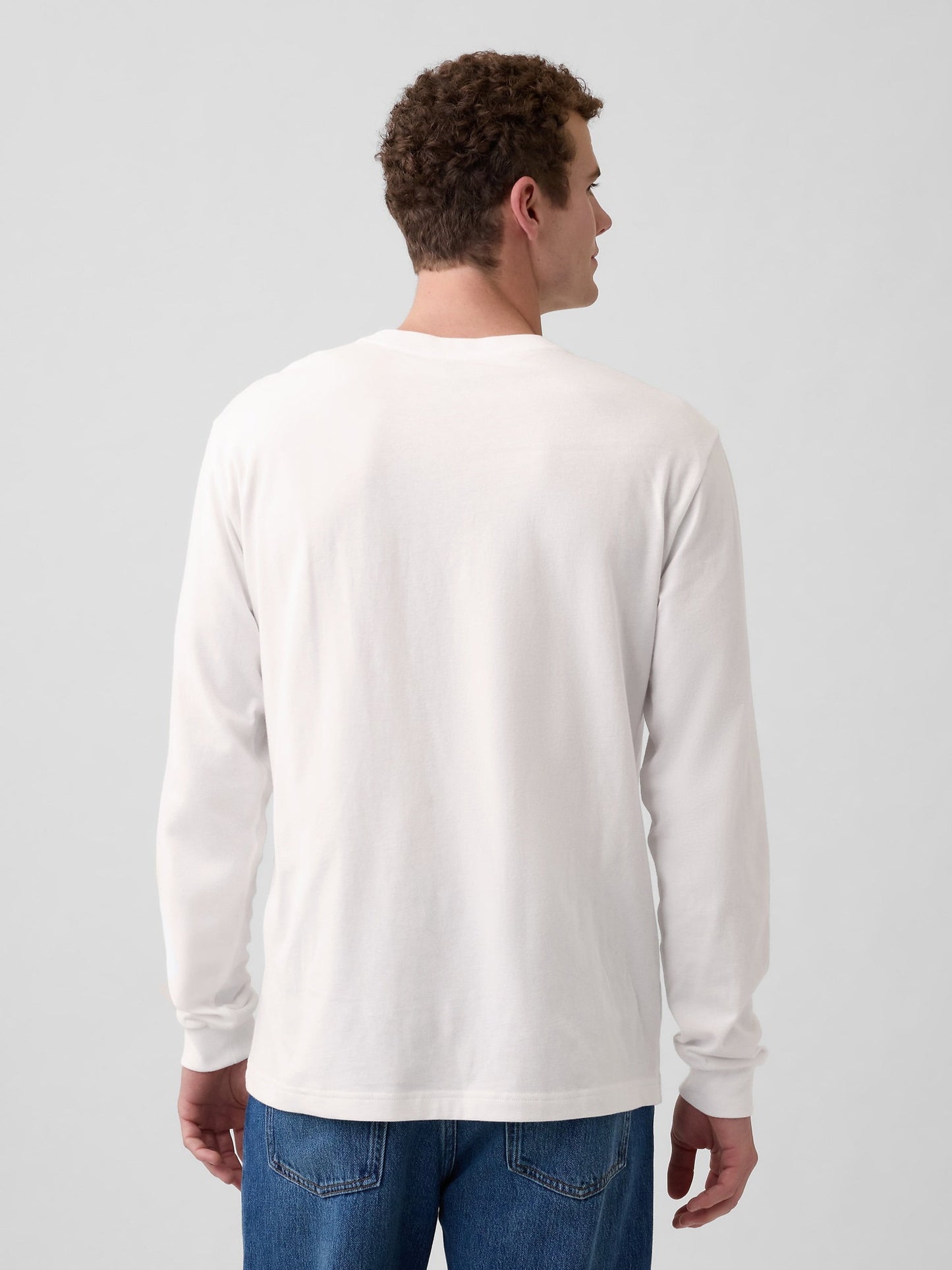 Beyaz Everyday Soft Relaxed Gap Mini-logo T-shirt