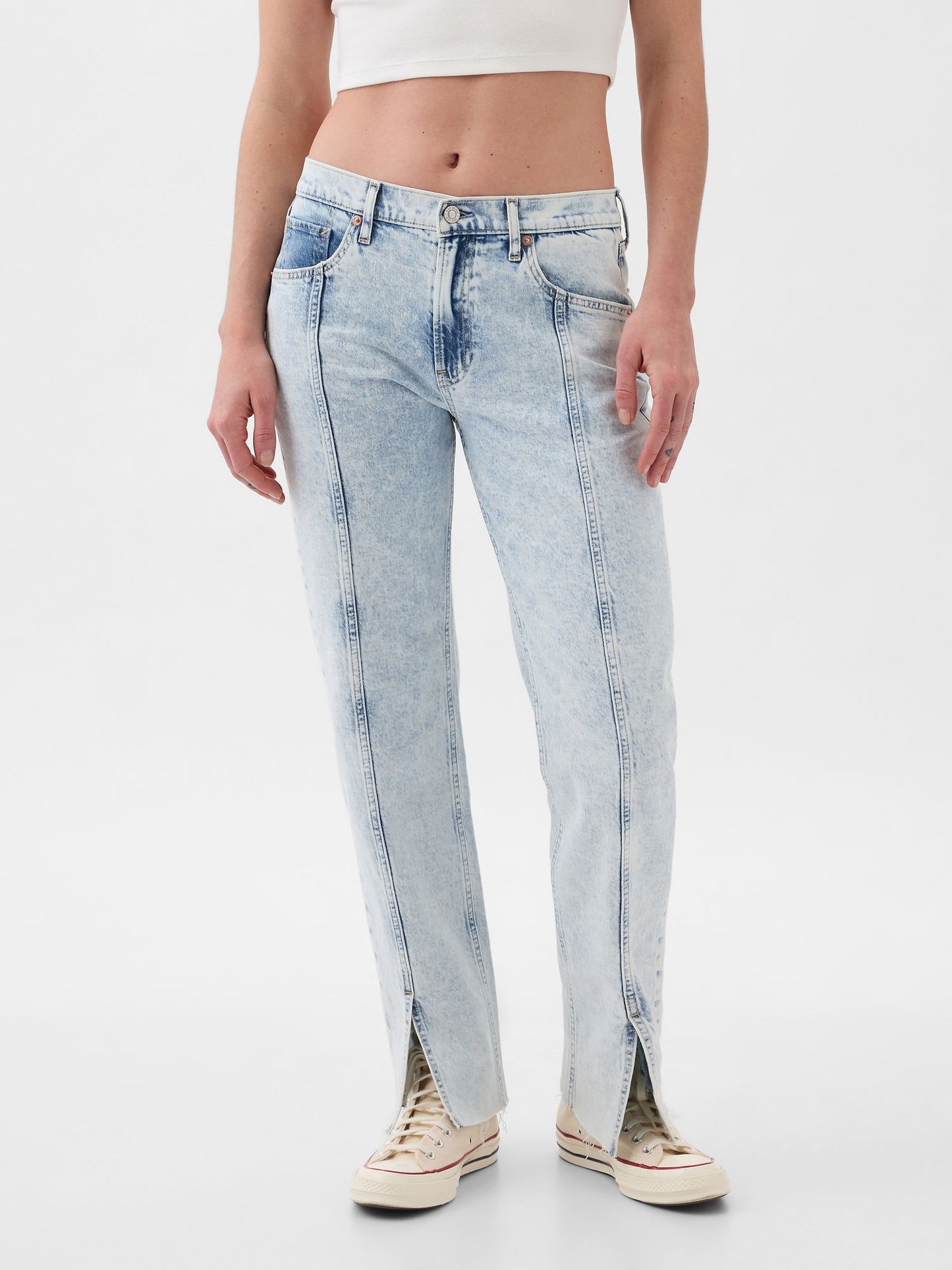 Mavi Mid Rise '90s Loose Jean Pantolon