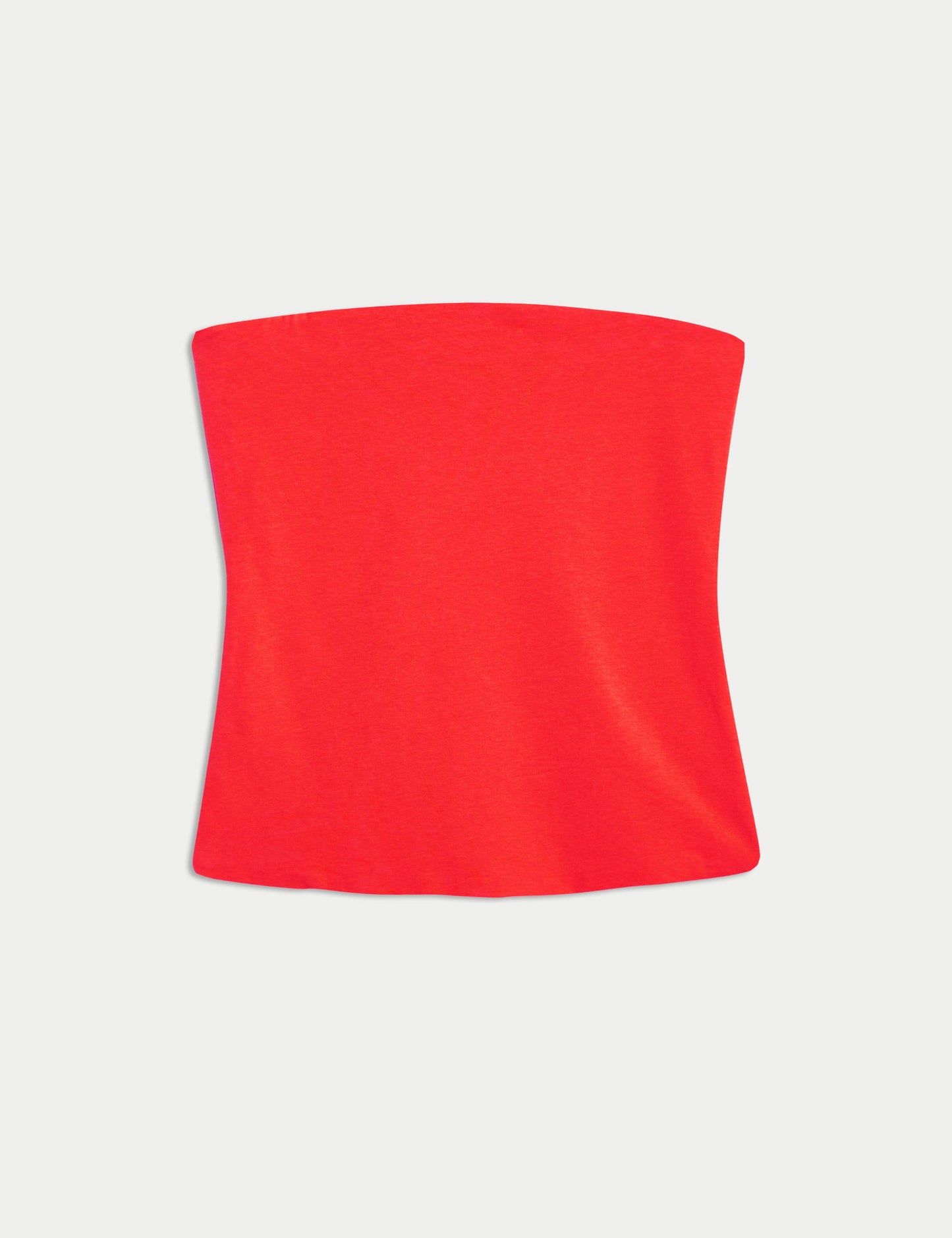 Pamuk Karışımlı Bandeau Üst