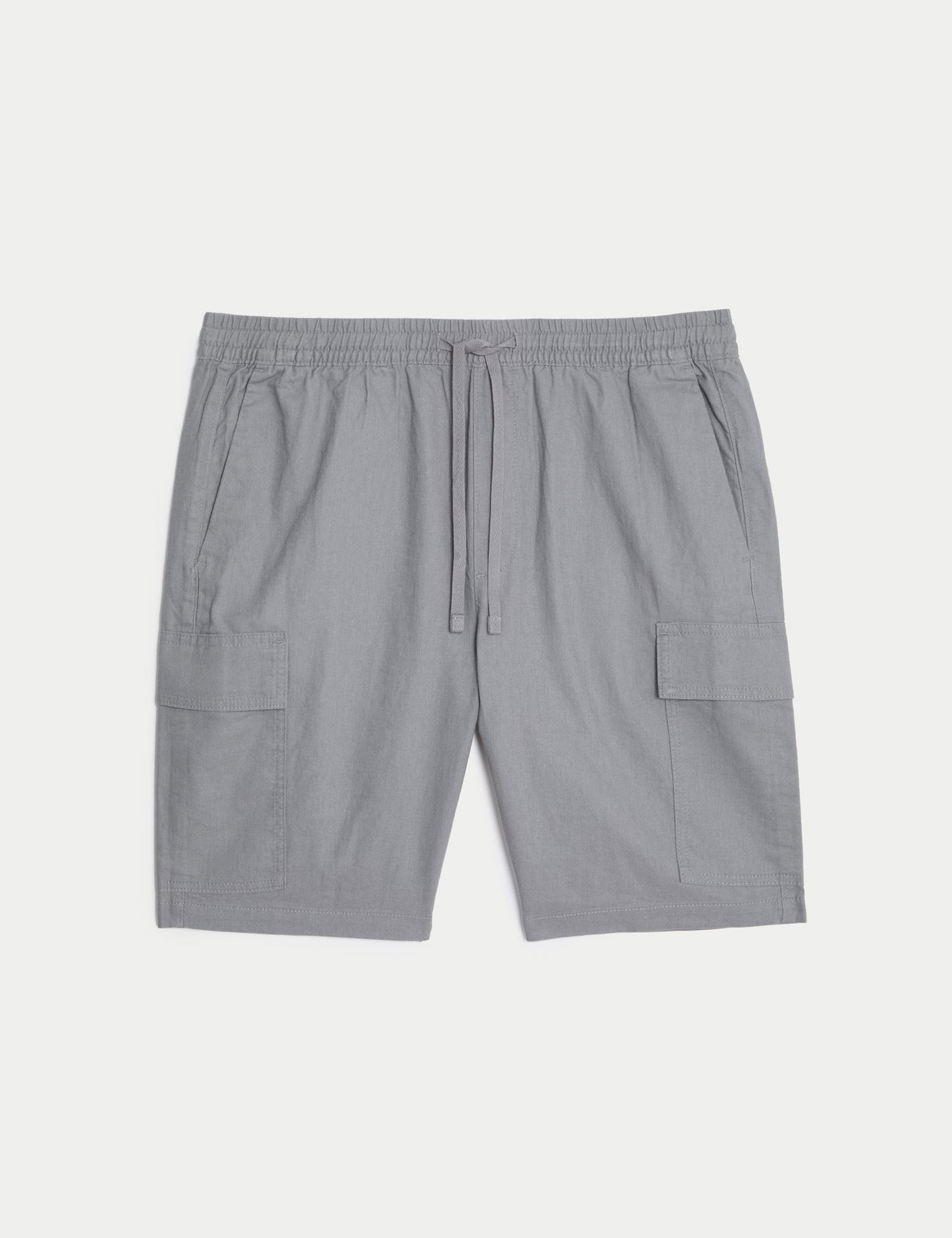 Regular Fit Utility Keten Şort