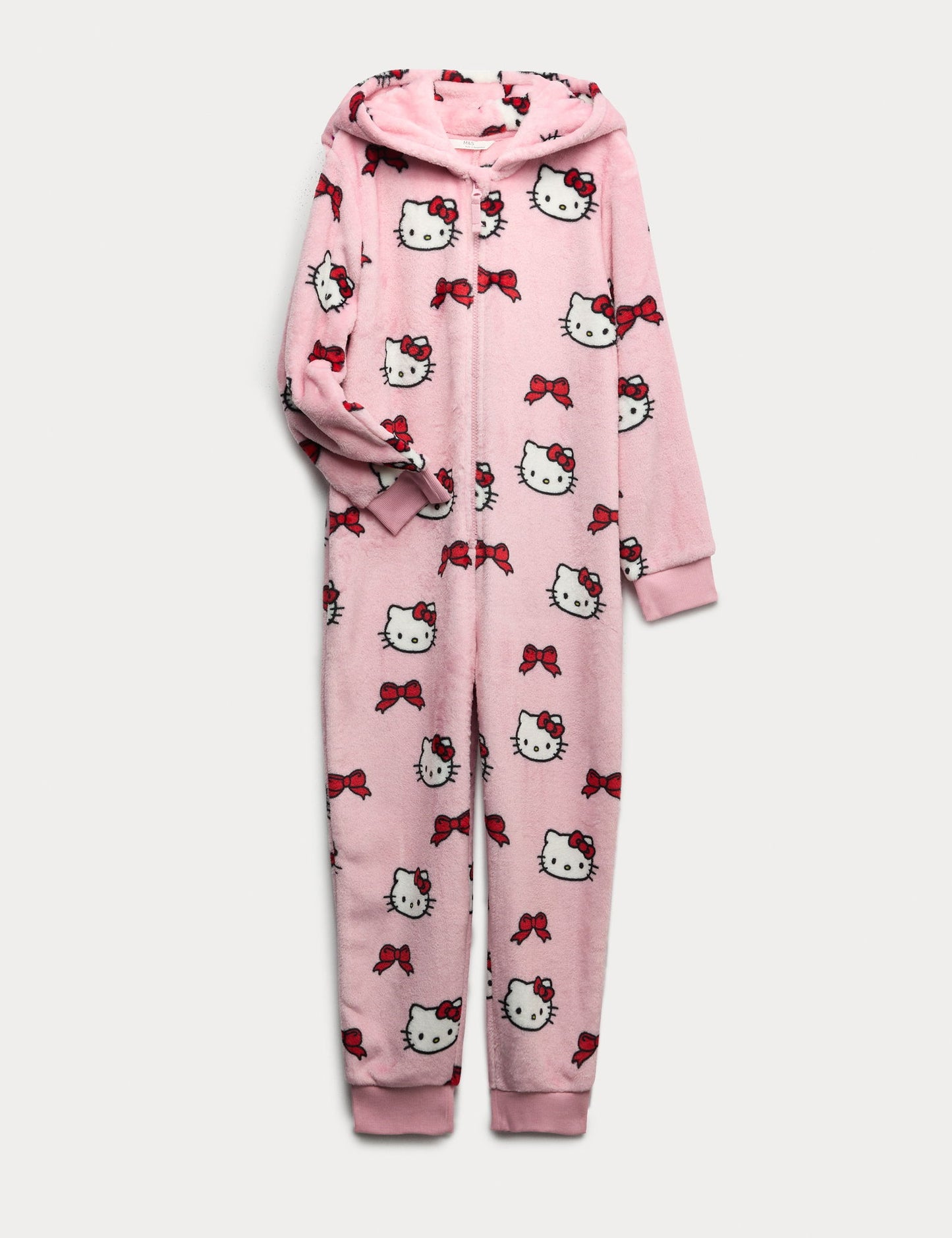 Hello Kitty Kapüşonlu Polar Tulum