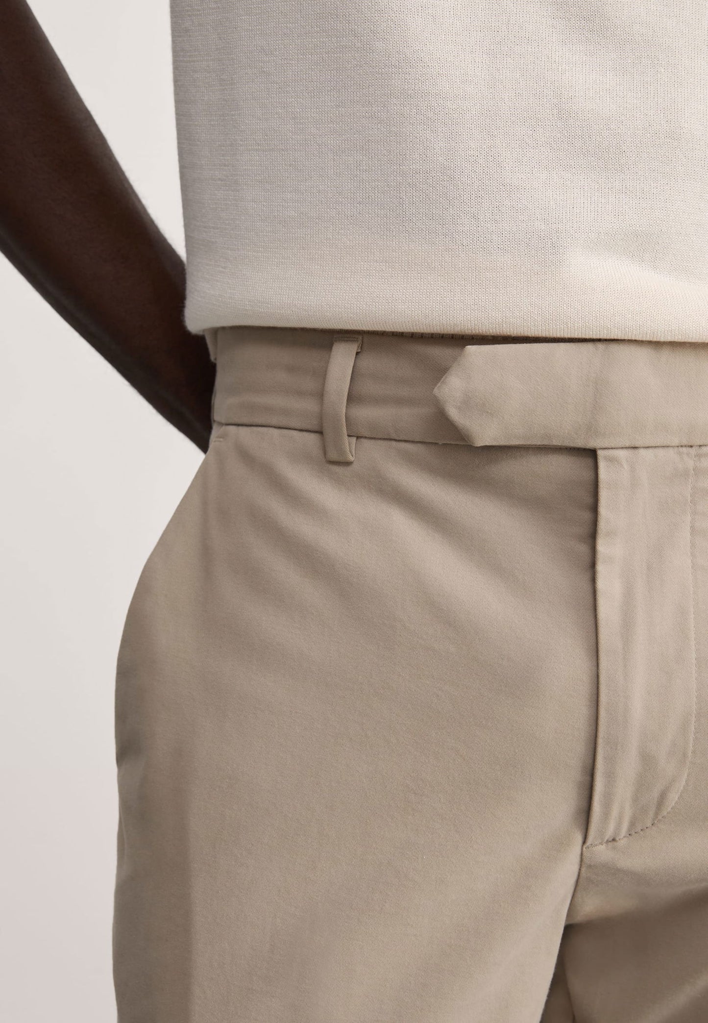 Tapered Fit Italian Chino Pantolon