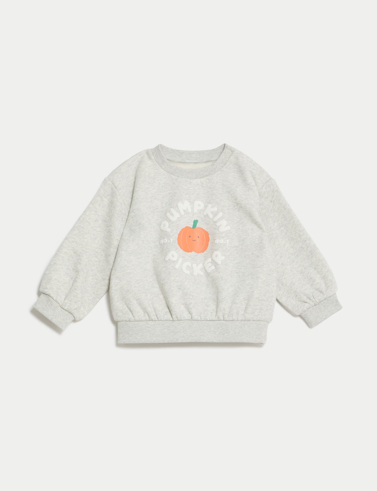Balkabağı Desenli Halloween Sweatshirt (0-3 Yaş)
