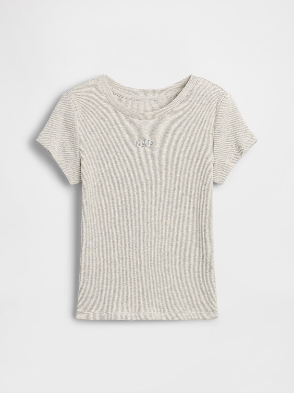 Lila Arch Logo Rib T-shirt