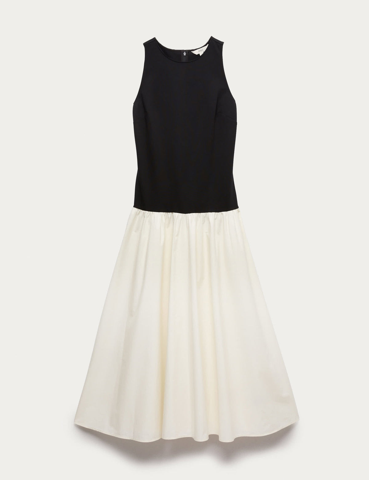 Kontrast Detaylı Elbise
