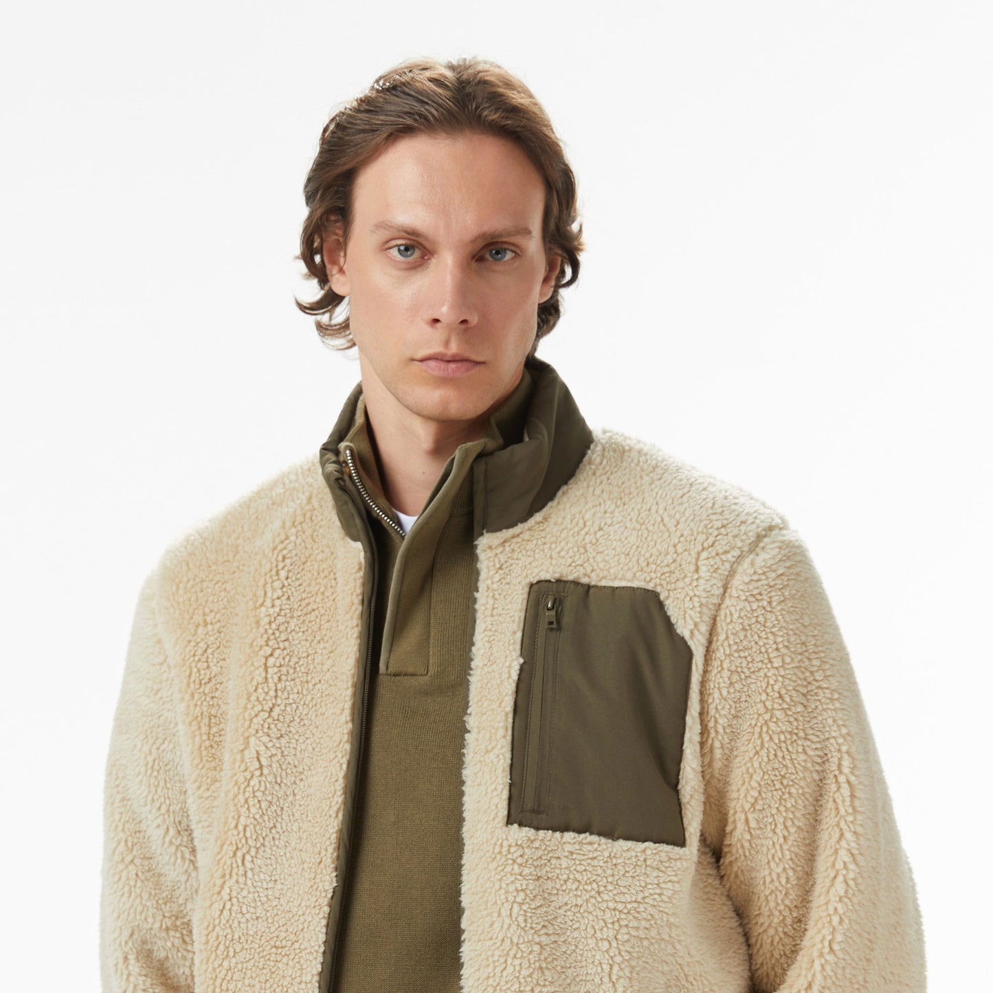 Nautica Erkek Bej Regular Fit Mont