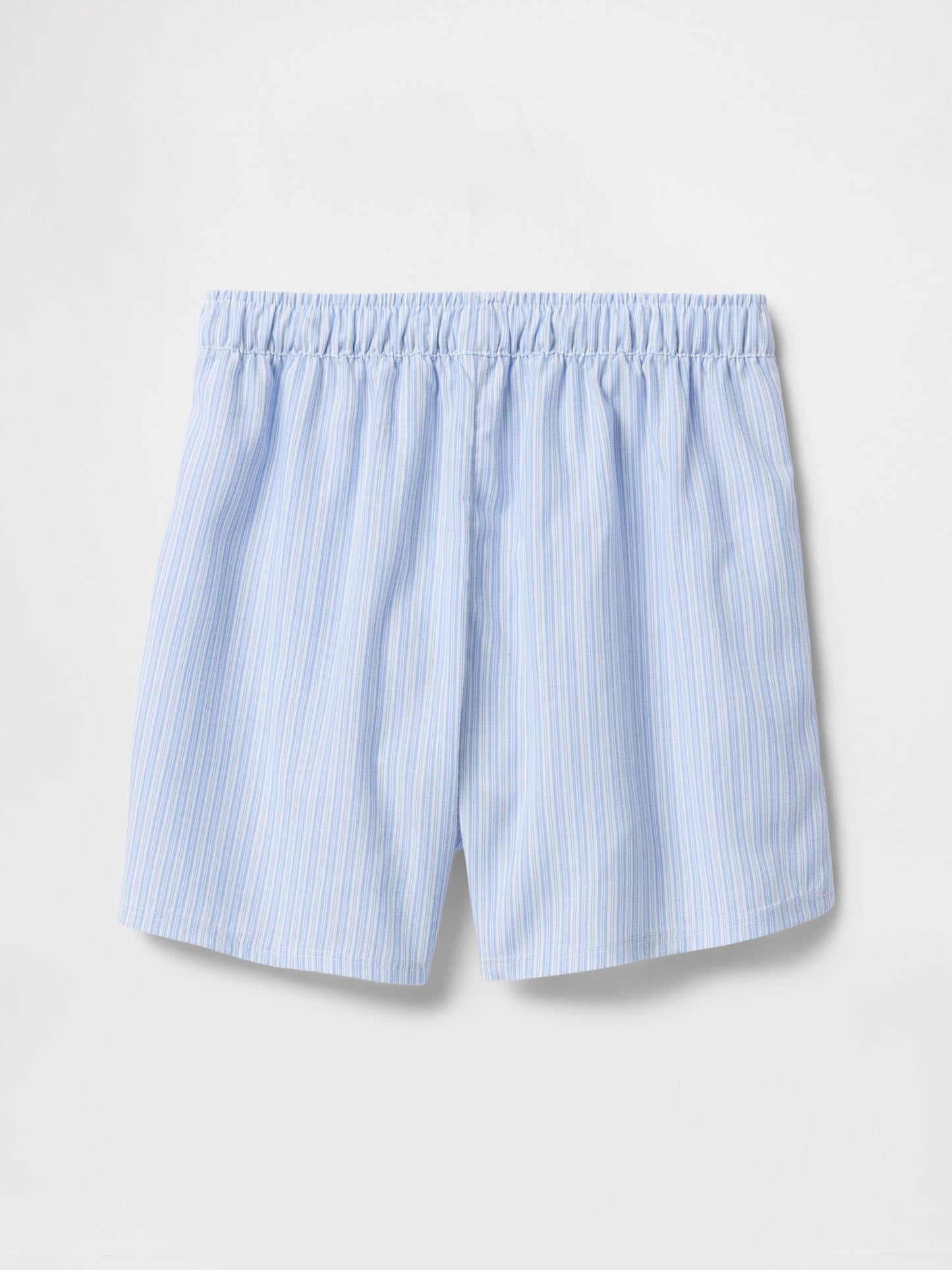 Mavi Poplin Boxer Şort