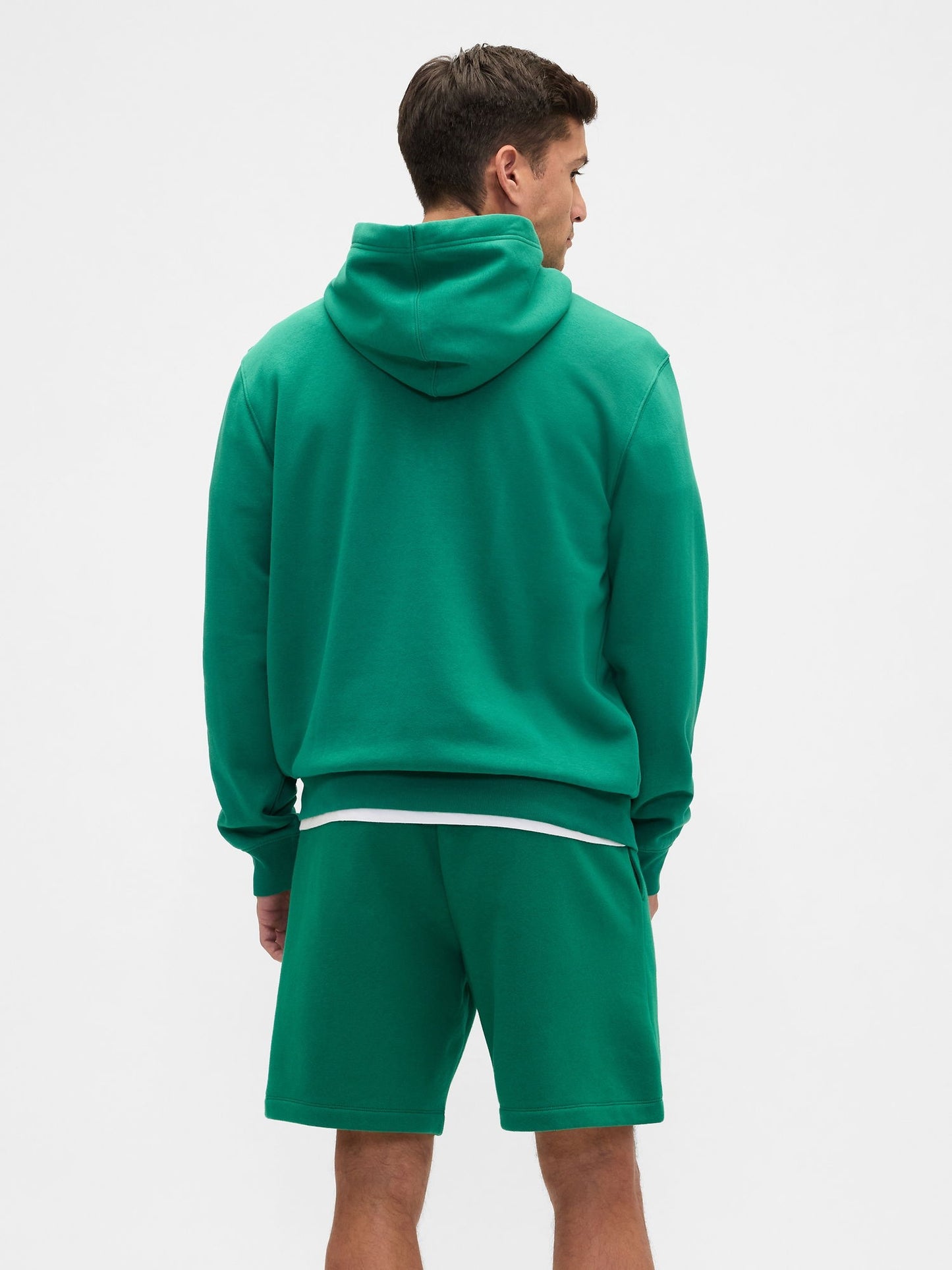 Açık Yeşil Gap Logo Relaxed Fleece Fermuarlı Sweatshirt