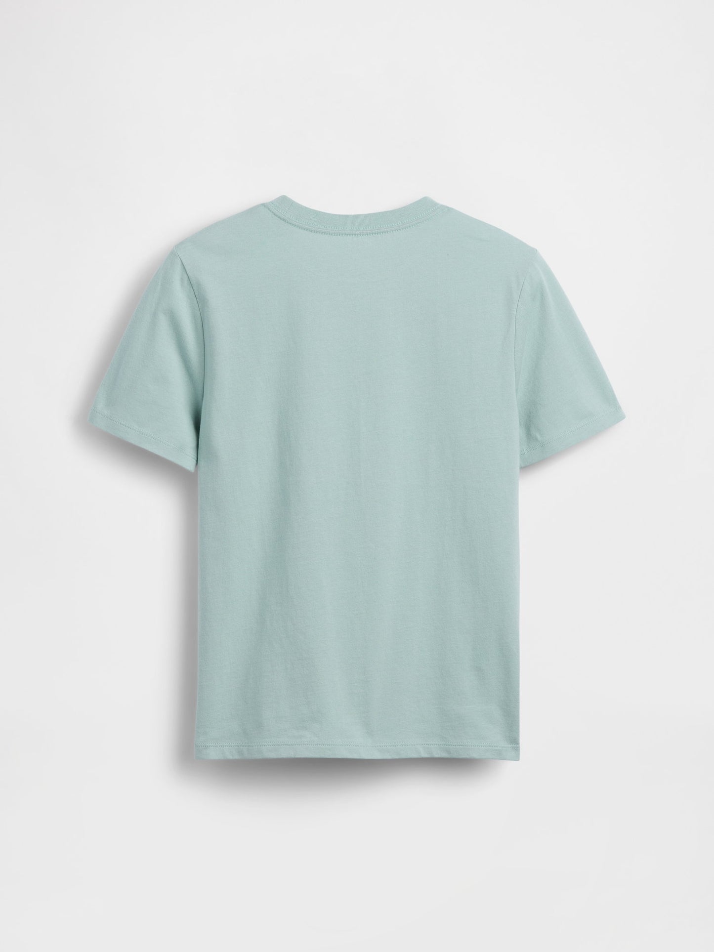 Açık Mavi Grafik Baskılı T-shirt