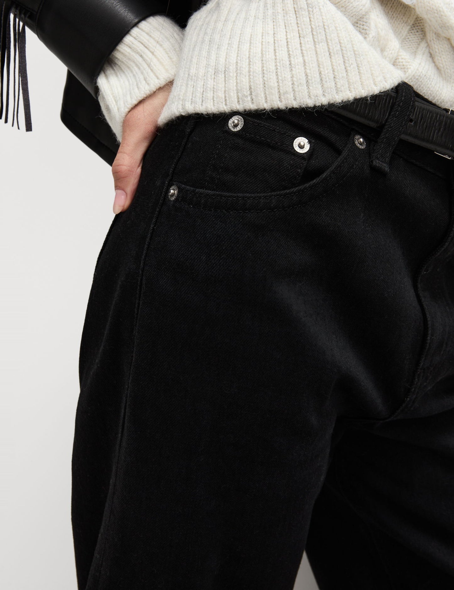 Mid Rise Rahat Kalıp Horseshoe Jean