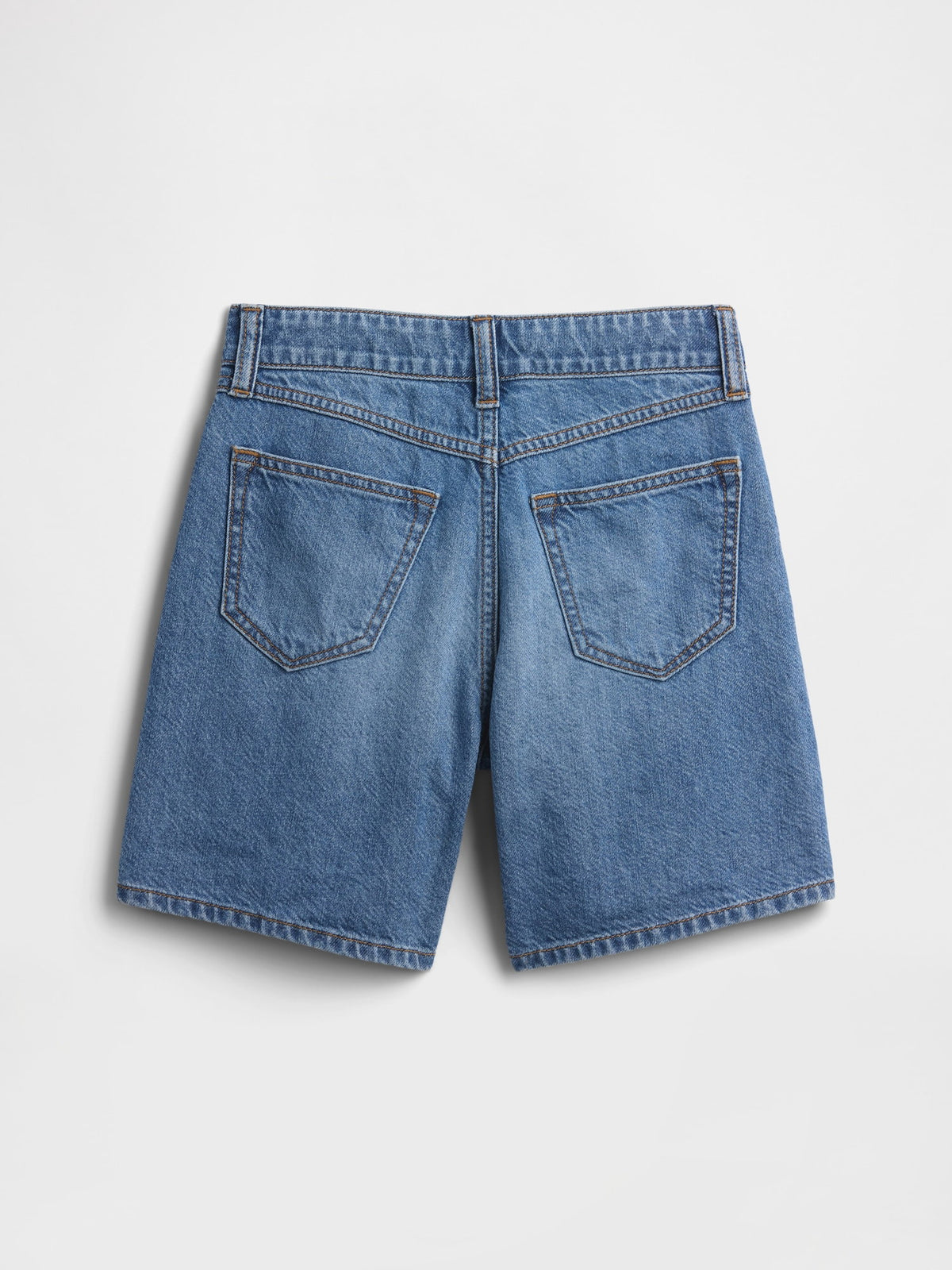 Mavi Mid Rise Drawstring Denim Şort
