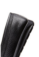 Kadın Siyah Deri Comfort Loafer