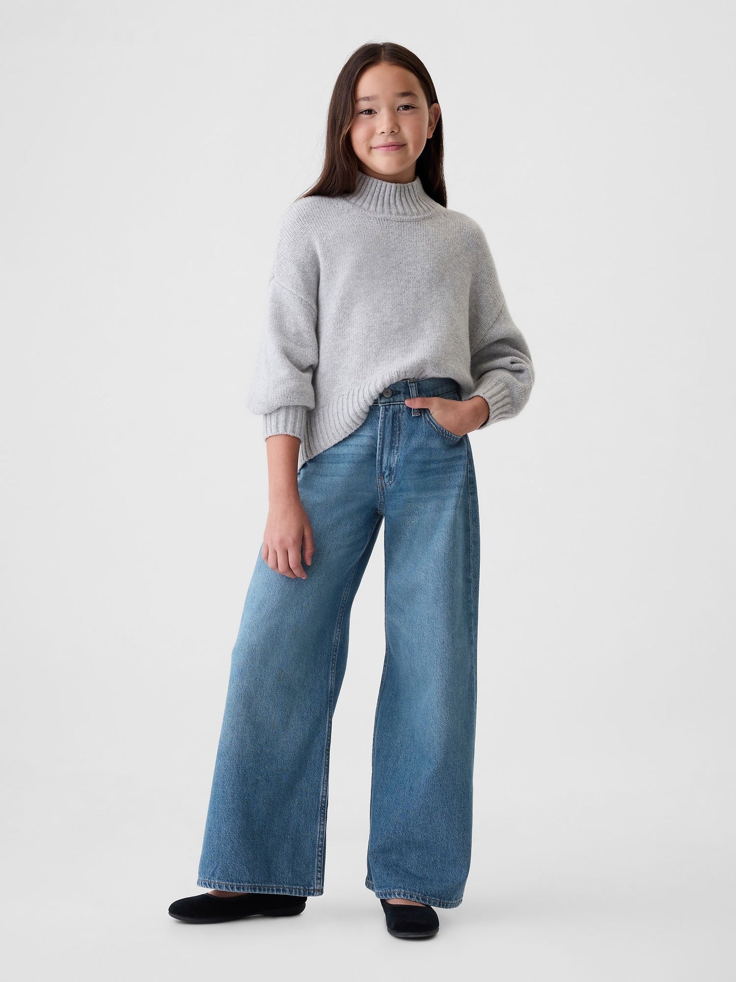 Mavi Mid Rise Baggy Jean Pantolon