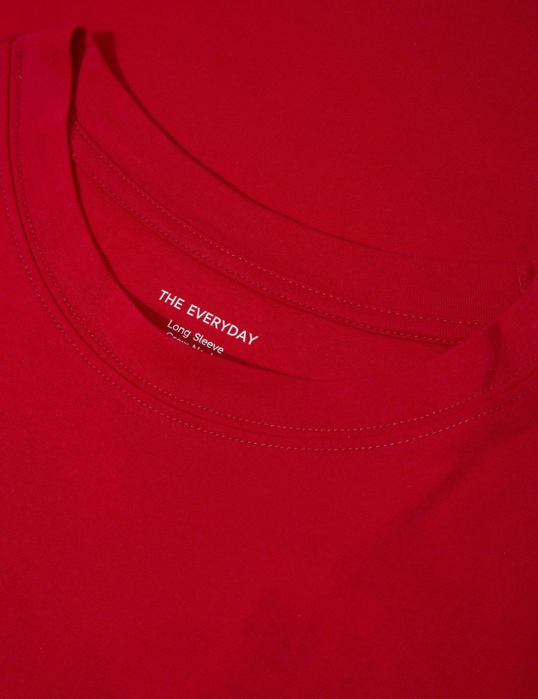 Saf Pamuklu Uzun Kollu T-shirt