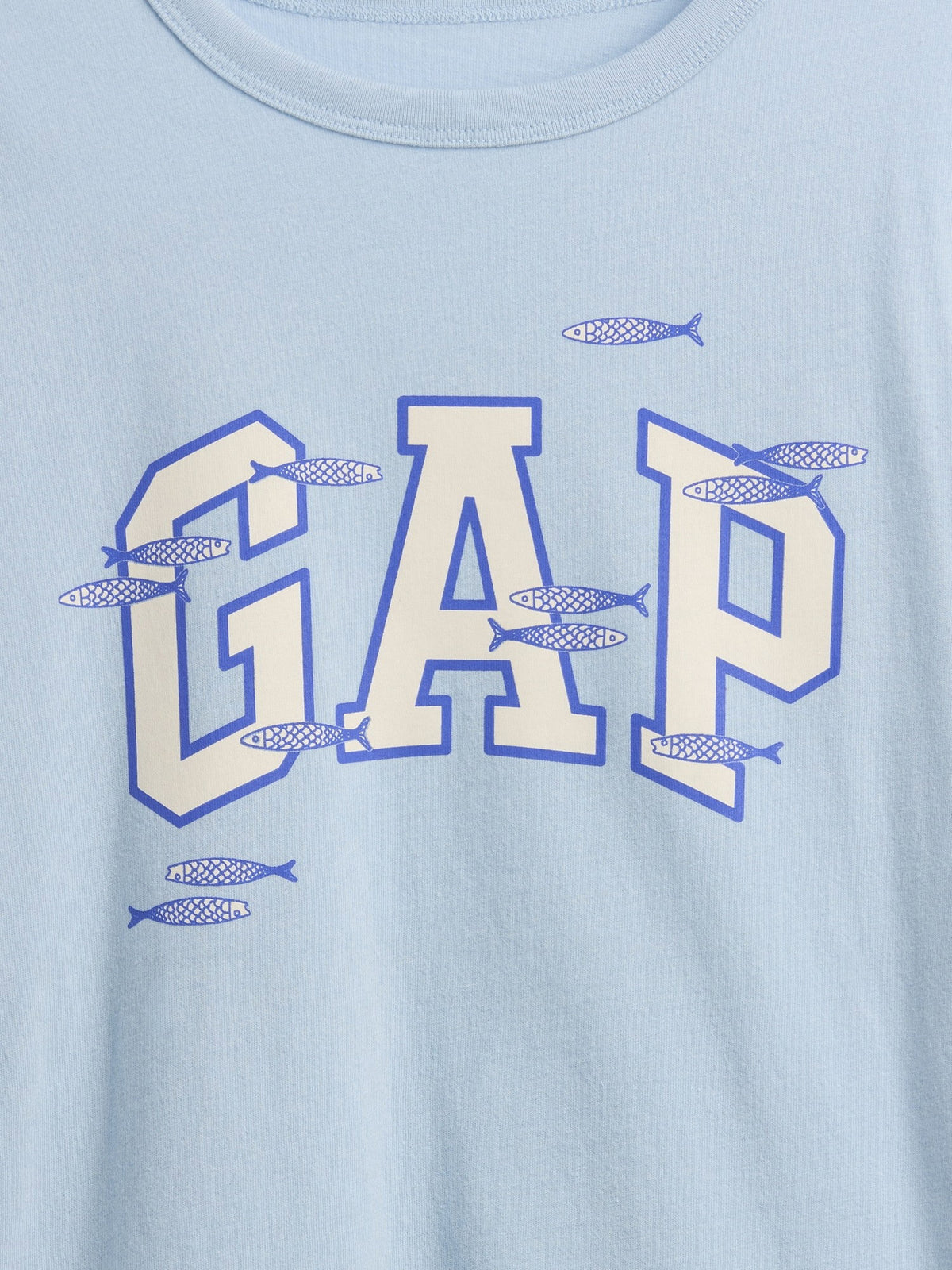 Mavi Grafik Baskılı T-shirt (2’li)
