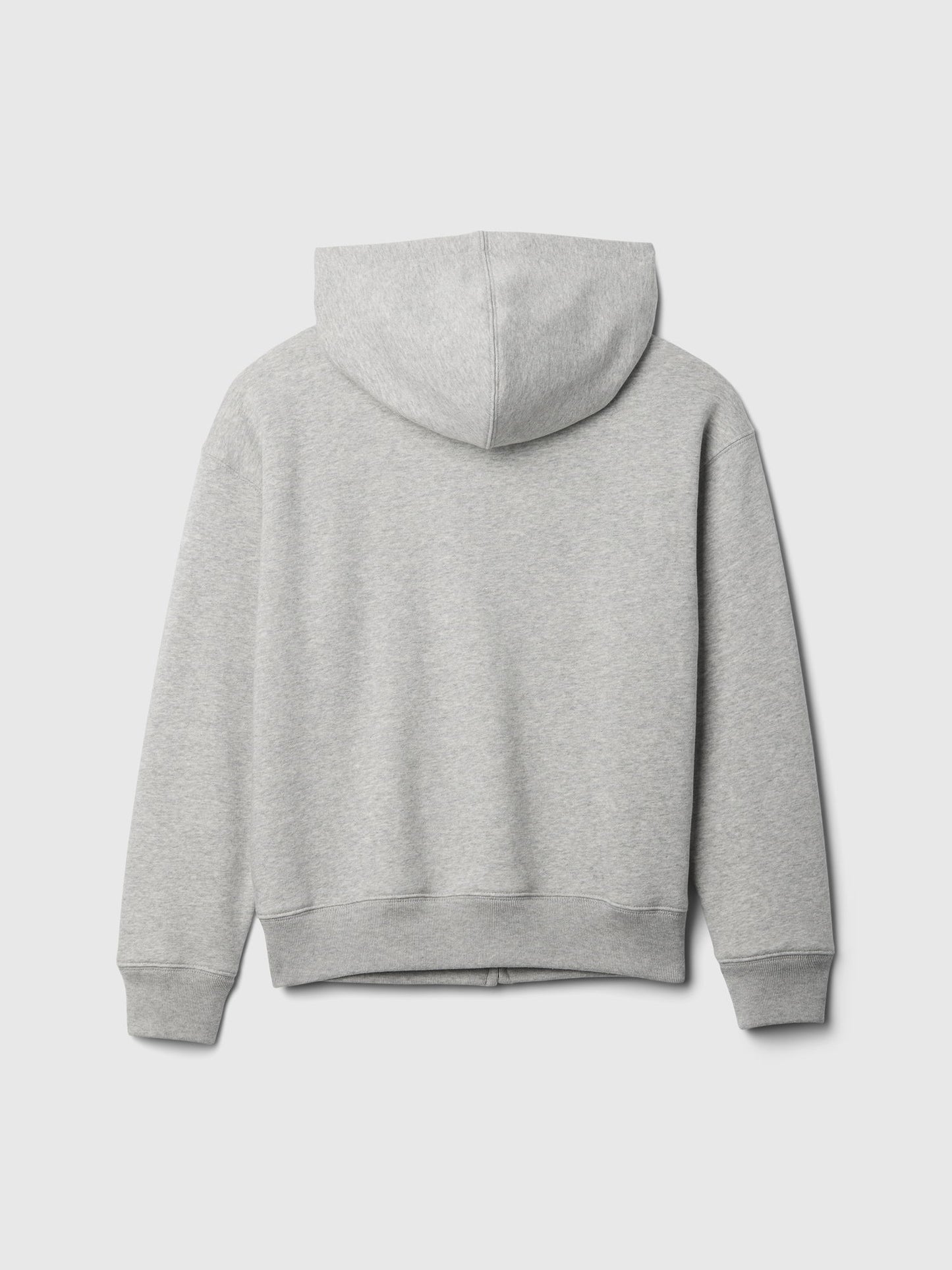 Gri Relaxed Gap Logo Fermuarlı Sweatshirt