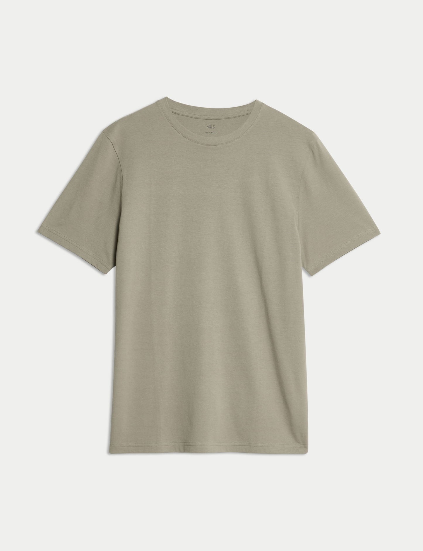 Saf Pamuklu Kısa Kollu T-shirt