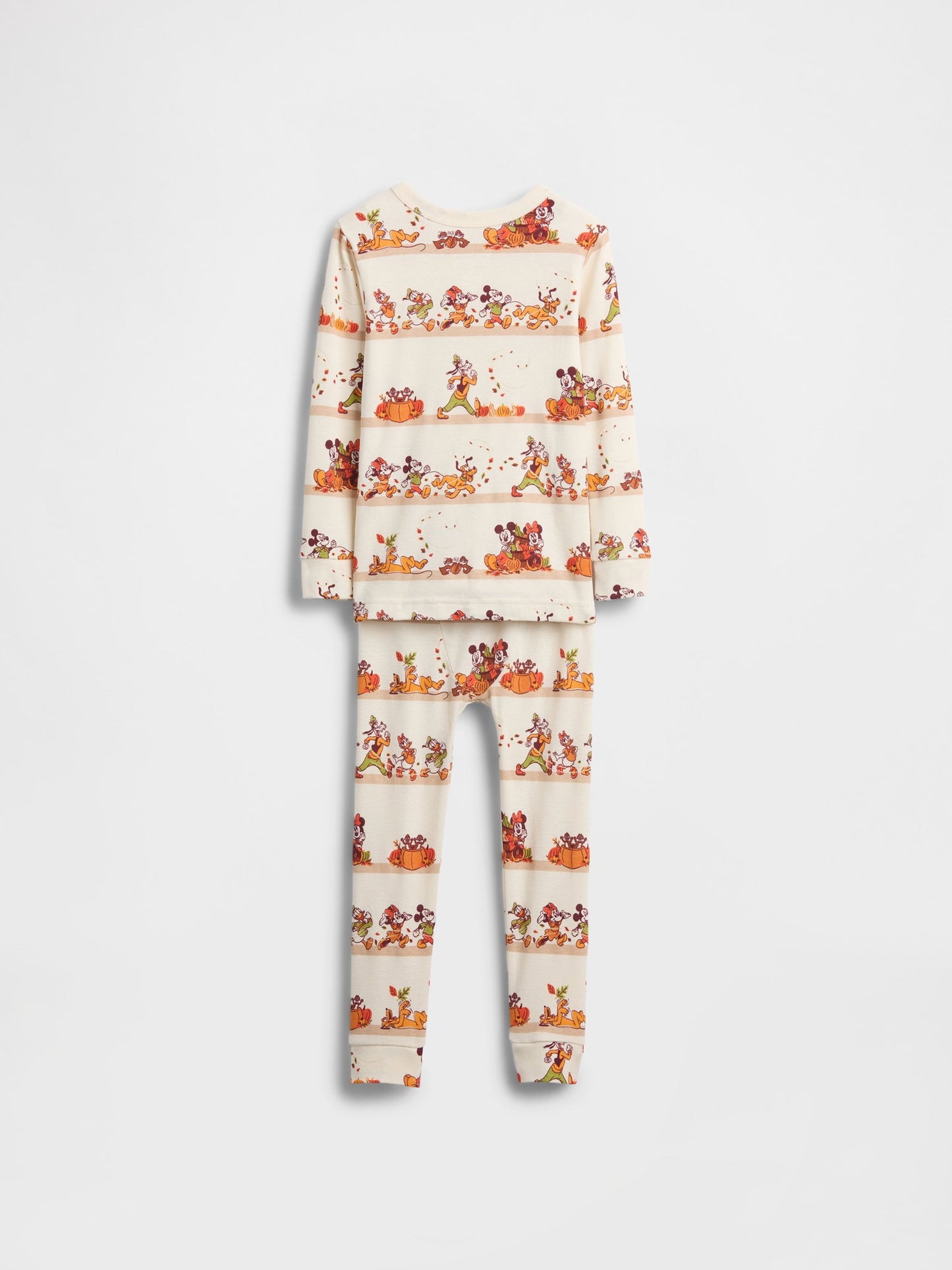 Krem Gap × Disney Organik Pamuk Grafik Baskılı Pijama Takımı