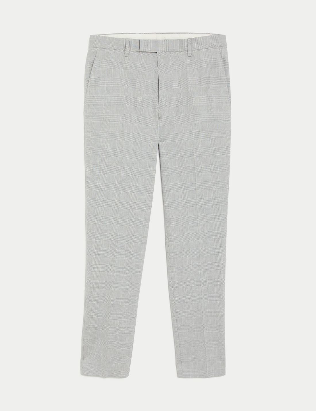Slim Fit Ekose Desenli Pantolon